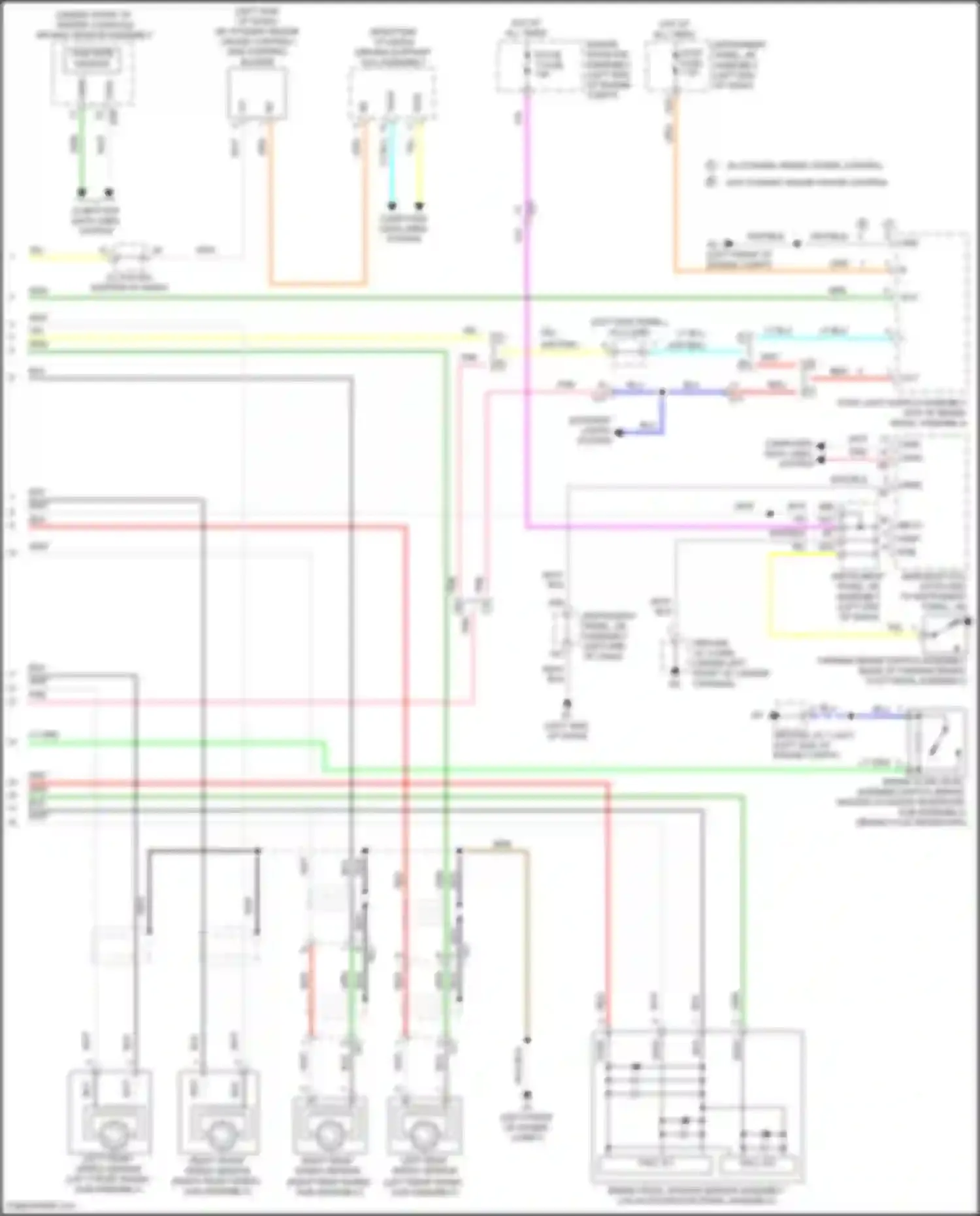 Wiring diagram yaw rate sensor for Toyota Avalon XX40 facelift (2015-2018) (1 of 1)