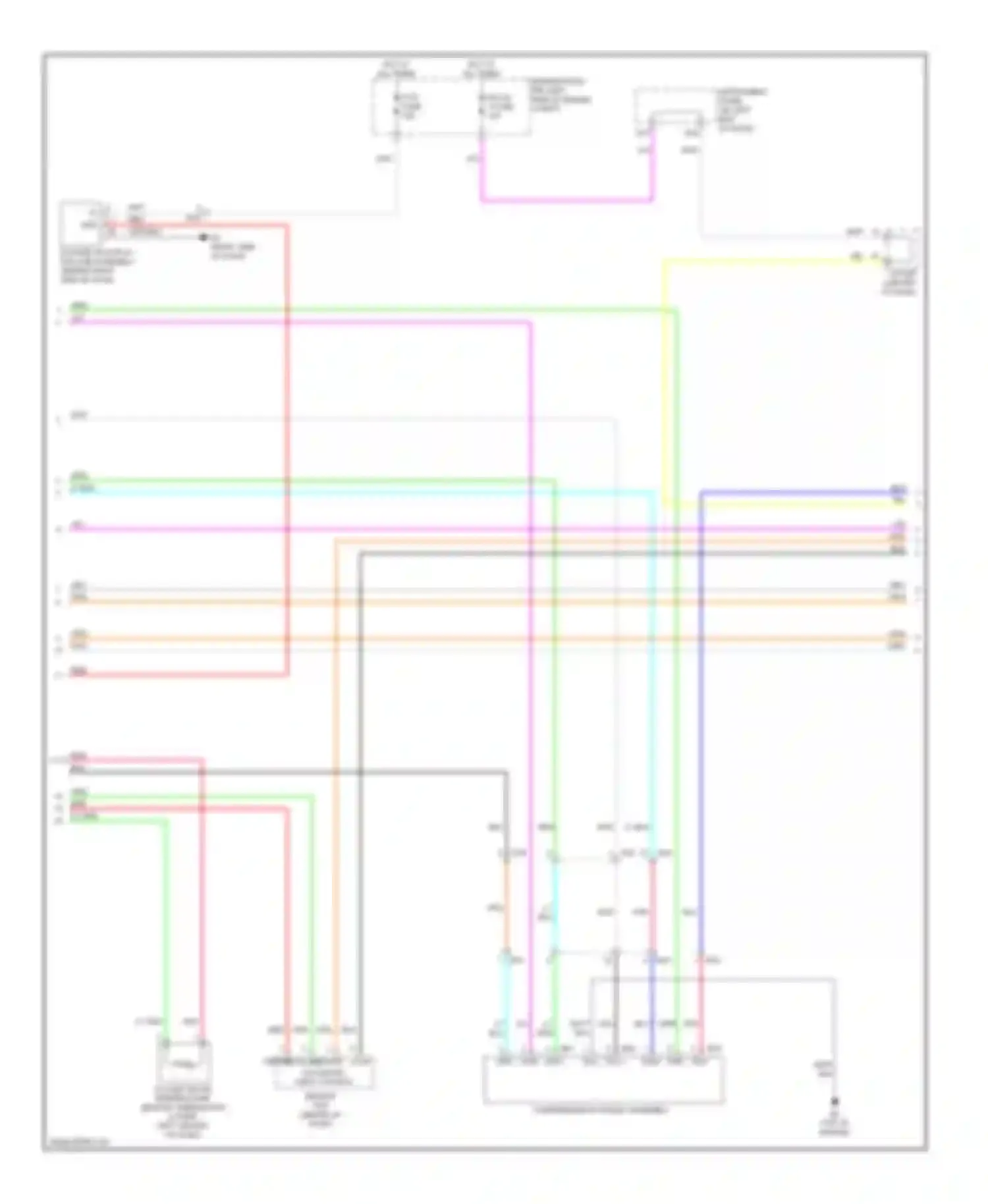 Avalon Toyota XX40 (2012-2015): Automatic a/c circuit, except hybrid (2 of 4)