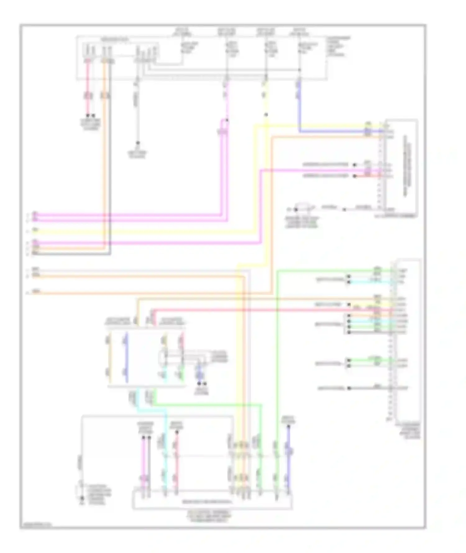 Avalon Toyota XX40 (2012-2015): Automatic a/c circuit, except hybrid (4 of 4)