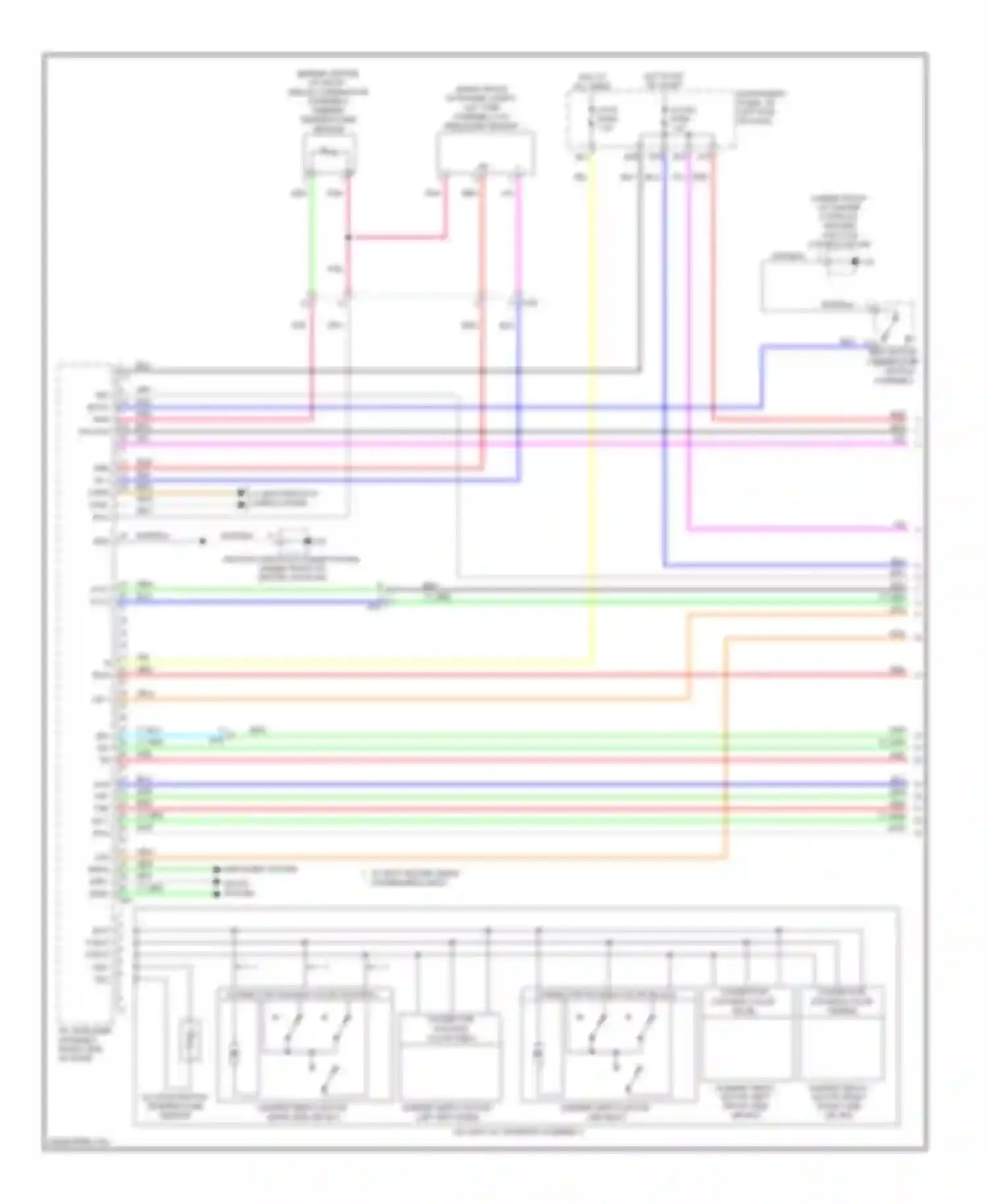 Avalon Toyota XX40 (2012-2015): Automatic a/c circuit, hybrid (1 of 4)