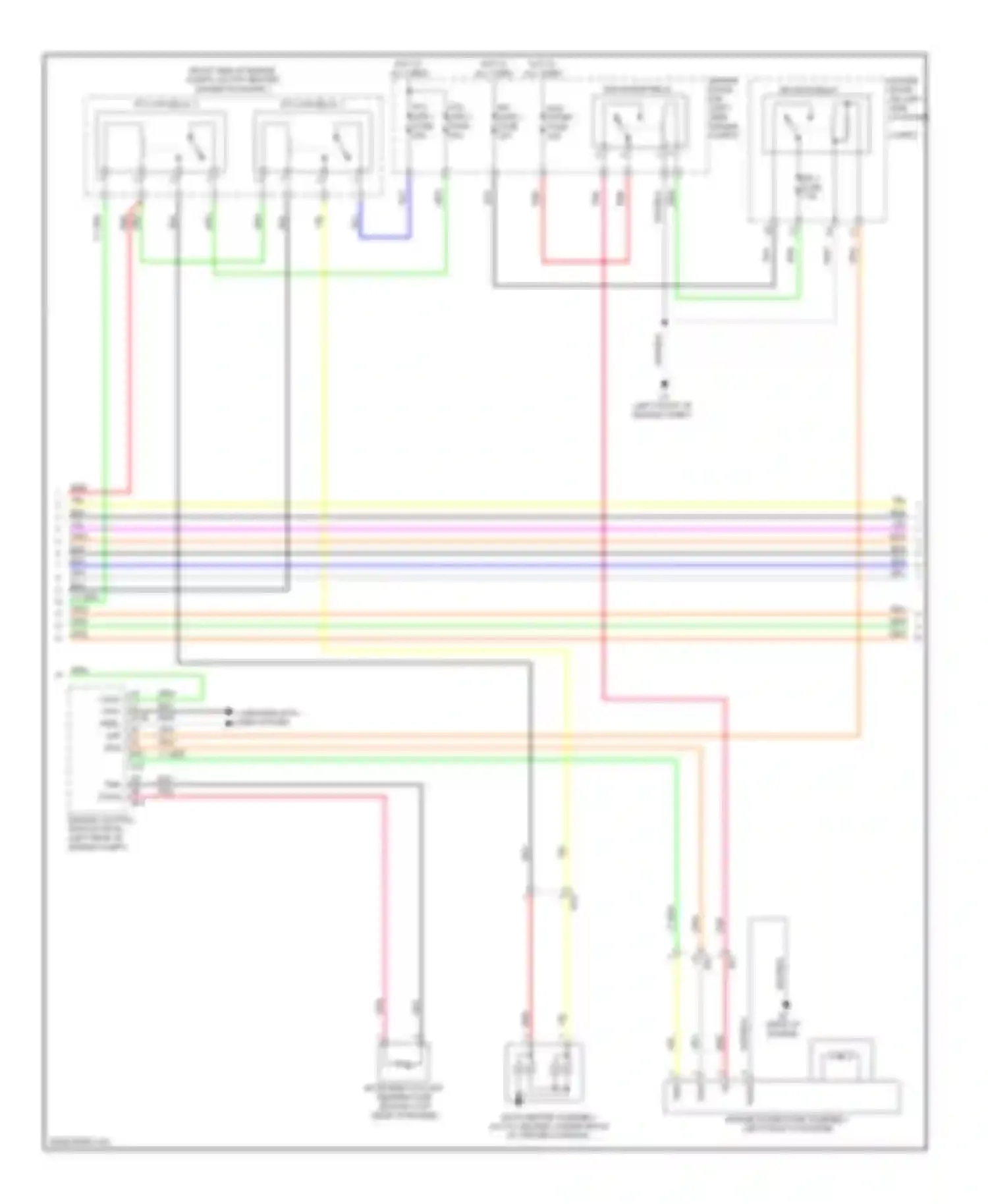 Avalon Toyota XX40 (2012-2015): Automatic a/c circuit, hybrid (3 of 4)