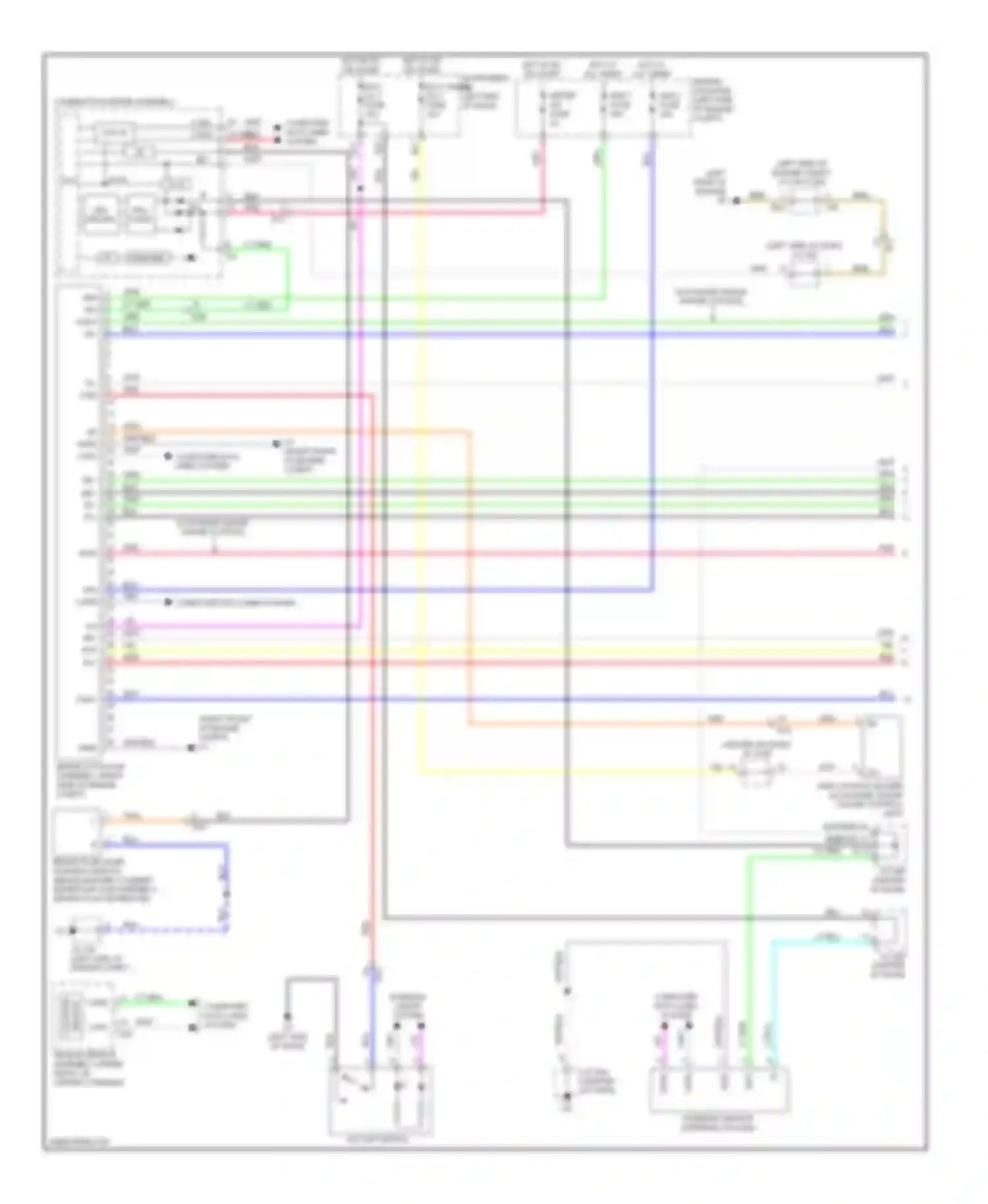 Avalon Toyota XX40 (2012-2015): Anti-lock brakes circuit, except hybrid (1 of 2)