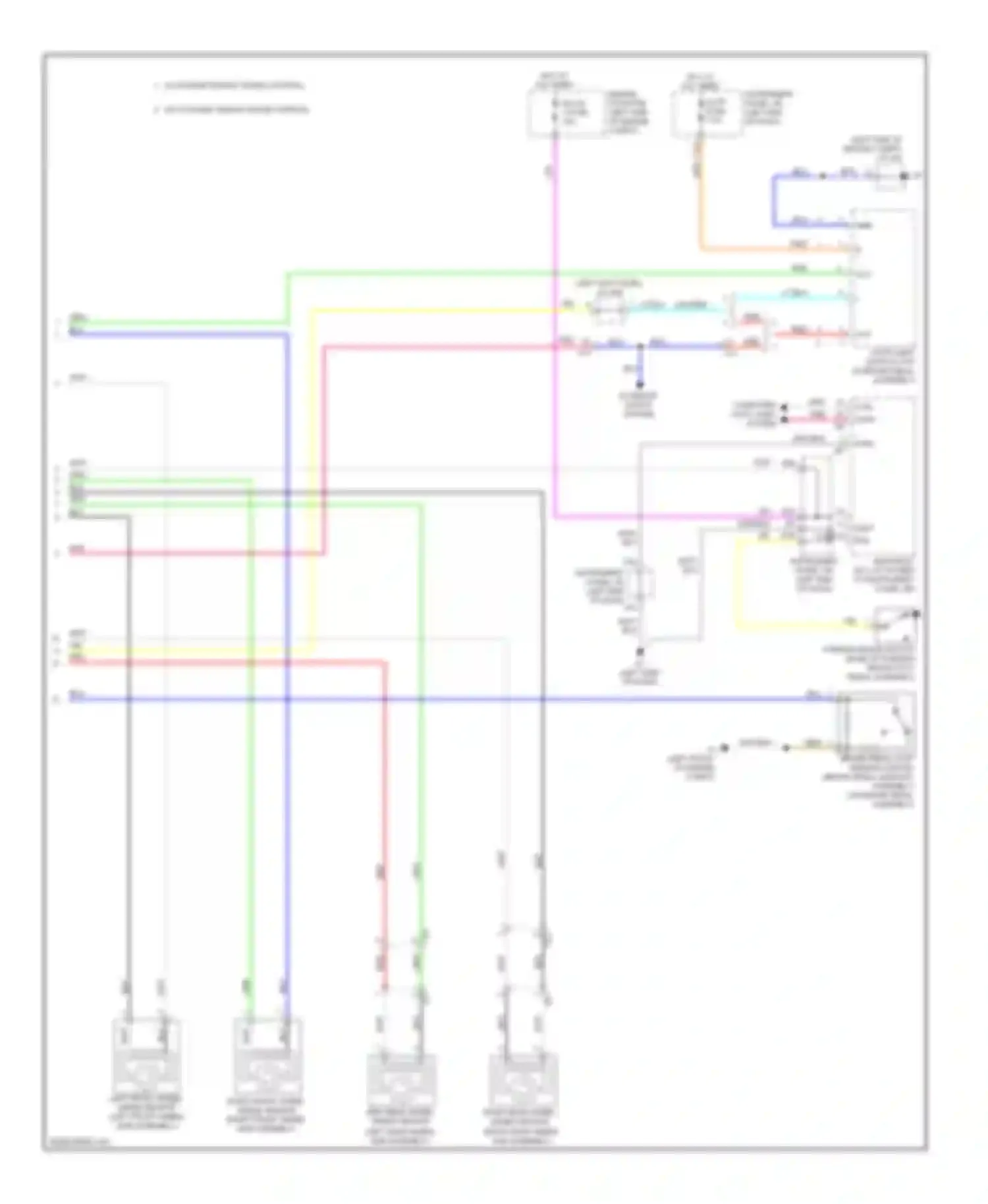 Avalon Toyota XX40 (2012-2015): Anti-lock brakes circuit, except hybrid (2 of 2)
