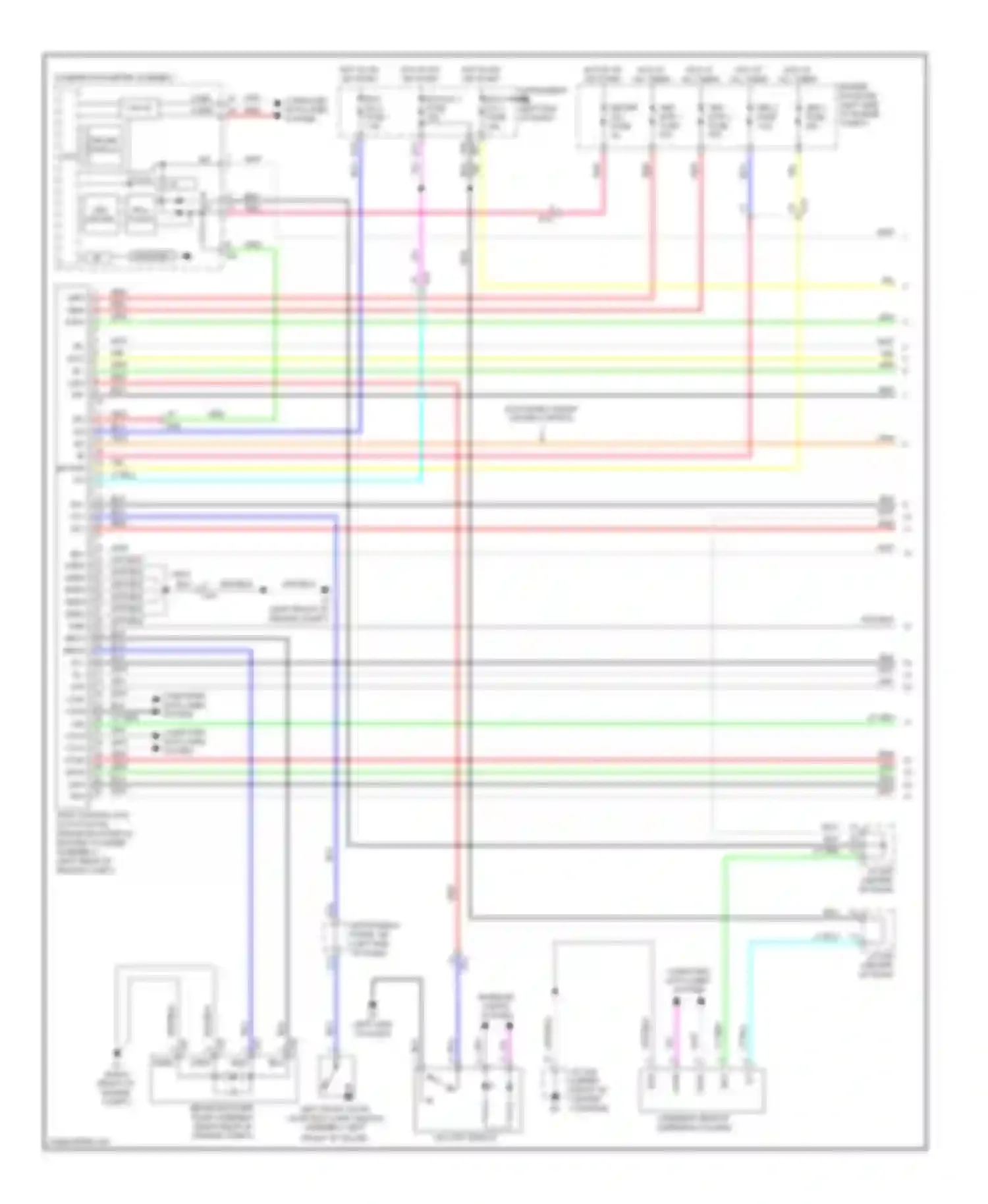 Avalon Toyota XX40 (2012-2015): Anti-lock brakes circuit, hybrid (1 of 2)