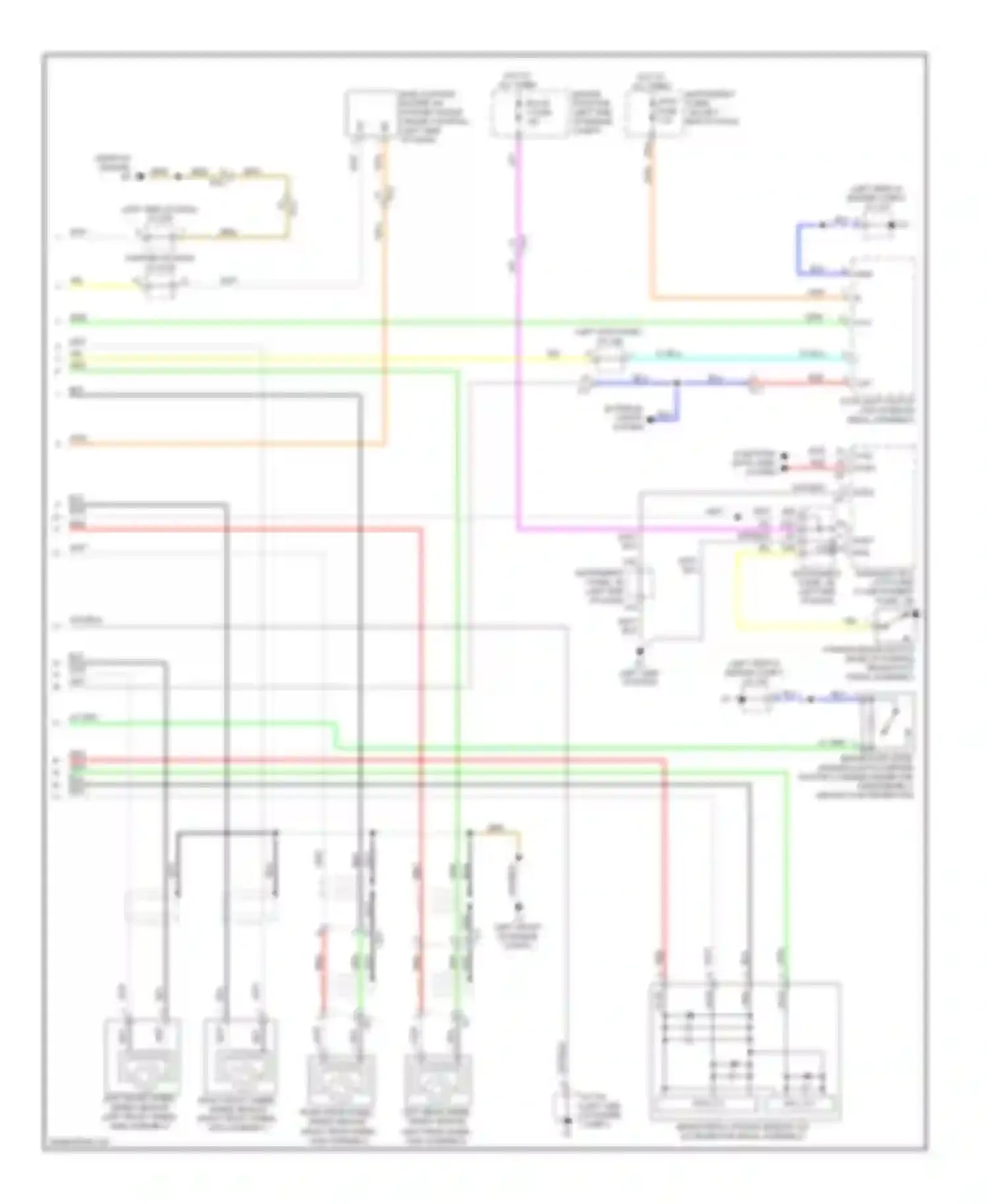 Avalon Toyota XX40 (2012-2015): Anti-lock brakes circuit, hybrid (2 of 2)