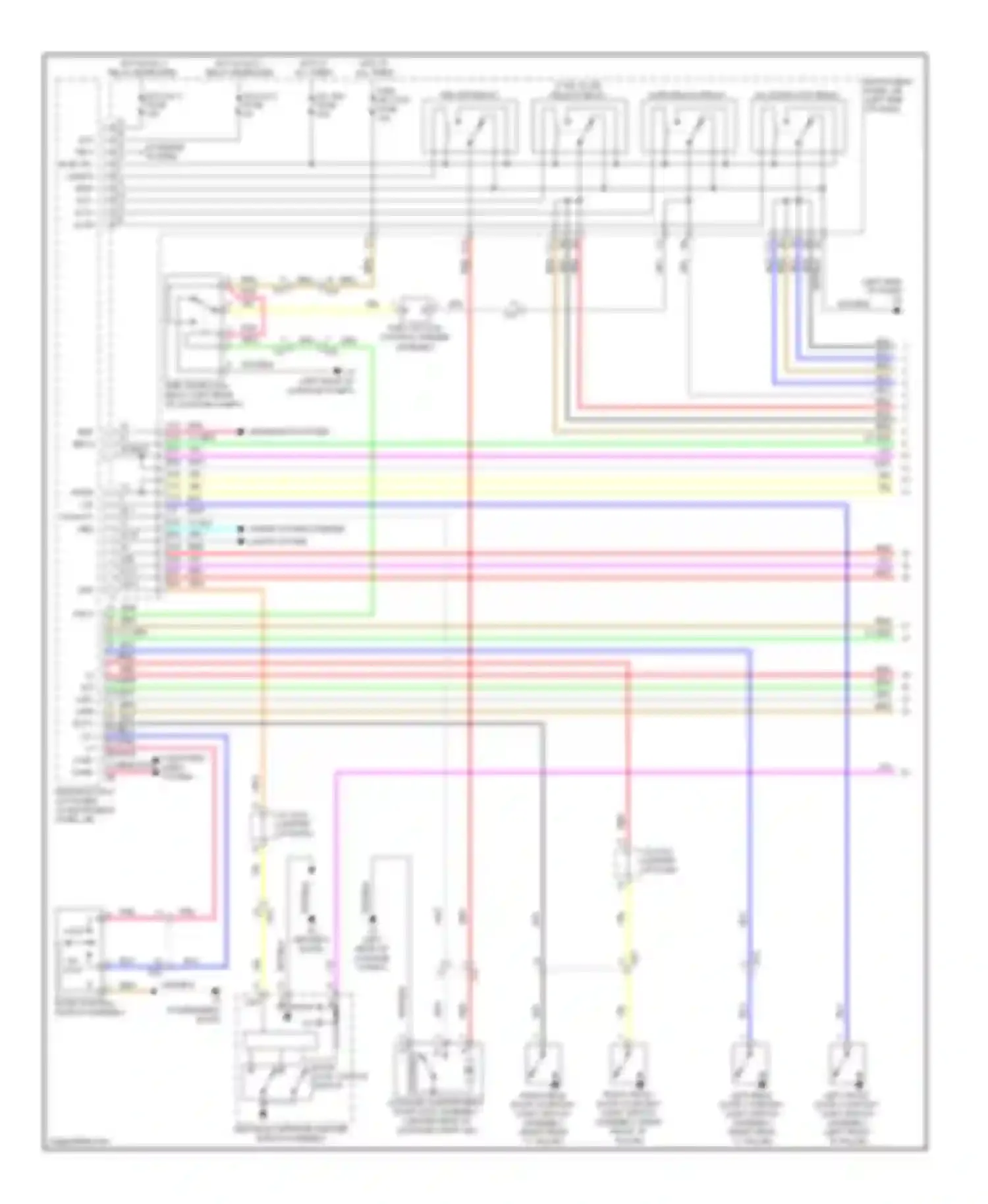 Avalon Toyota XX40 (2012-2015): Anti-theft circuit, hybrid with smart key system (1 of 5)