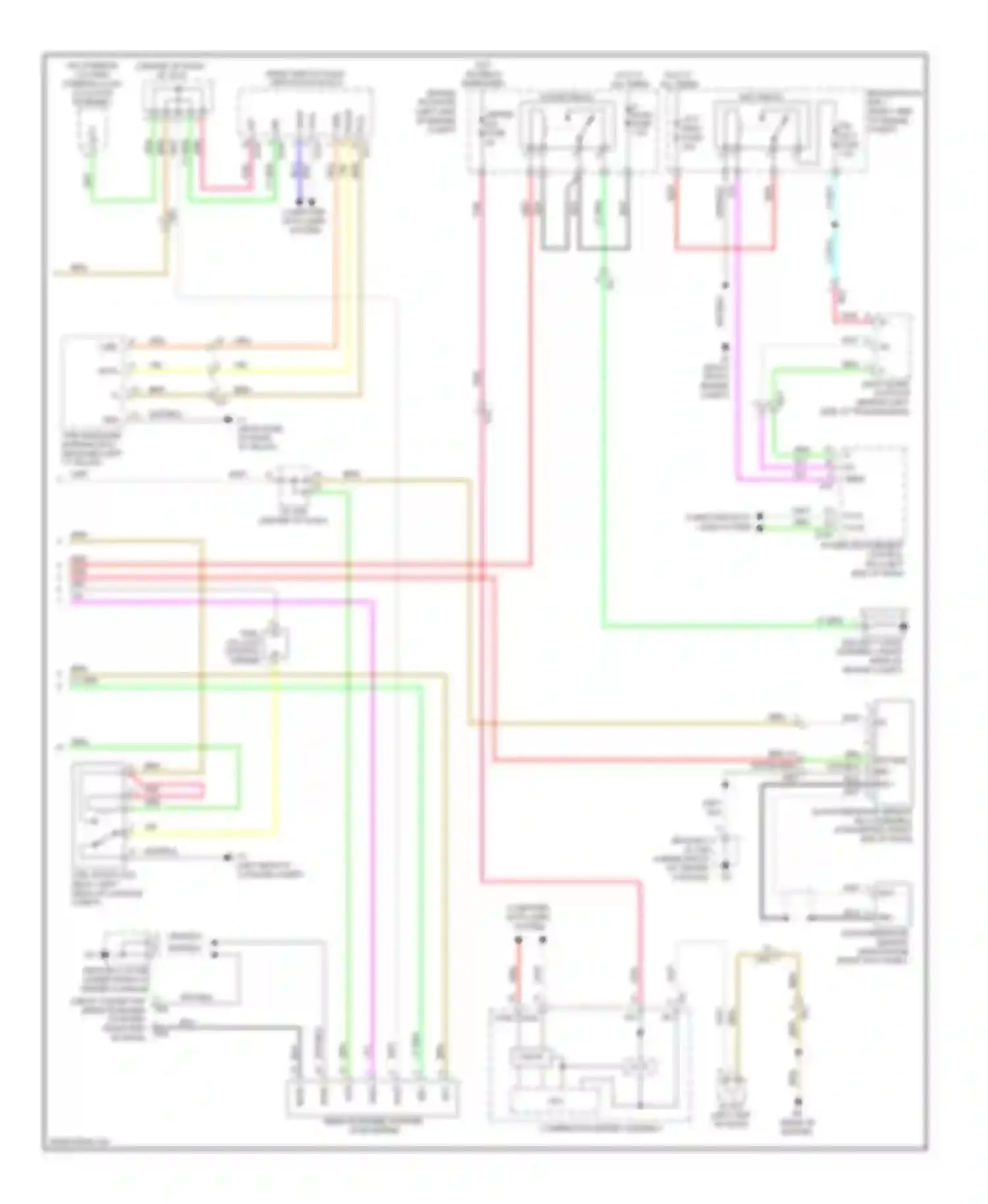 Avalon Toyota XX40 (2012-2015): Anti-theft circuit, hybrid without smart key system (3 of 3)