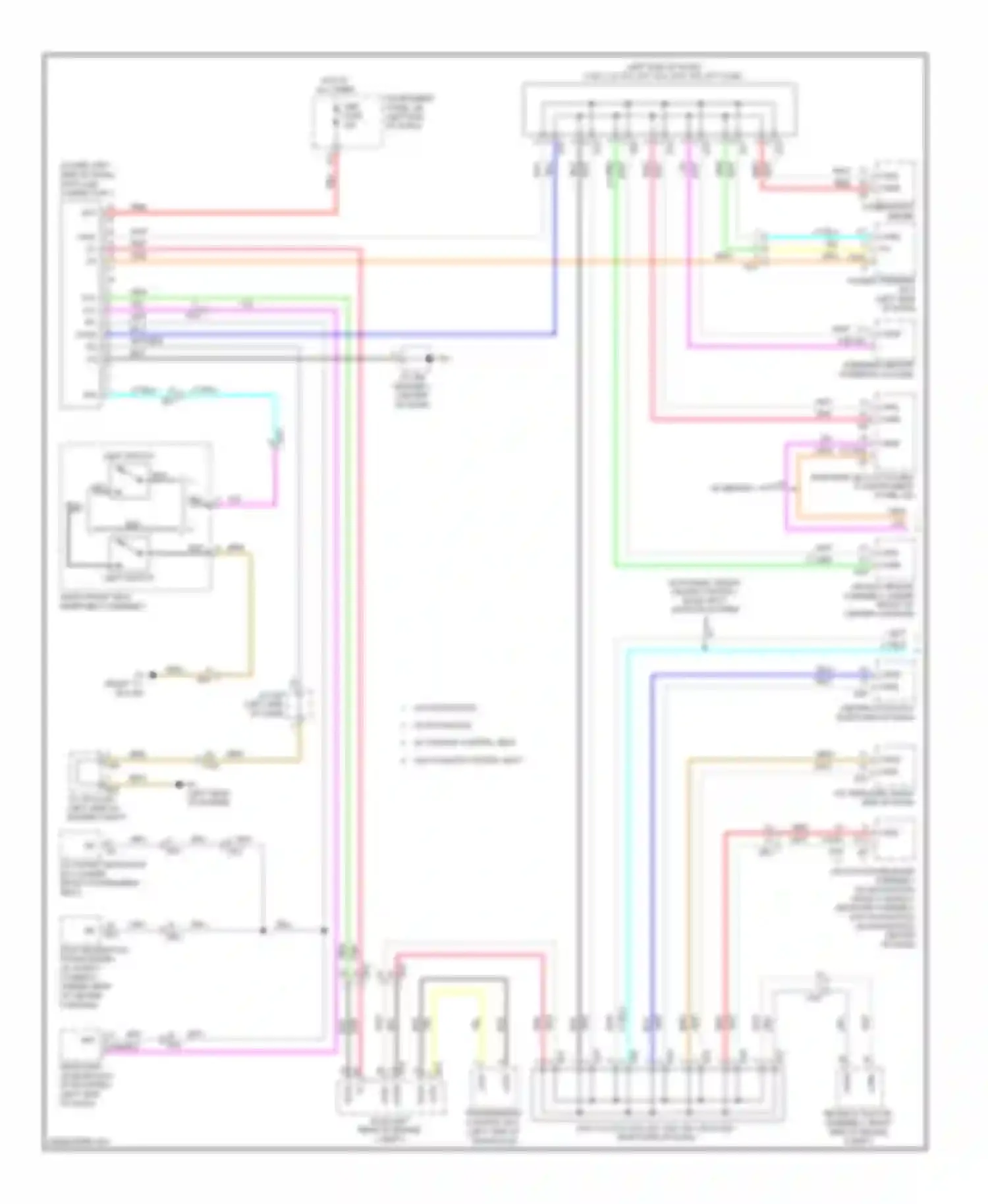Avalon Toyota XX40 (2012-2015): Computer data lines circuit, except hybrid (1 of 2)