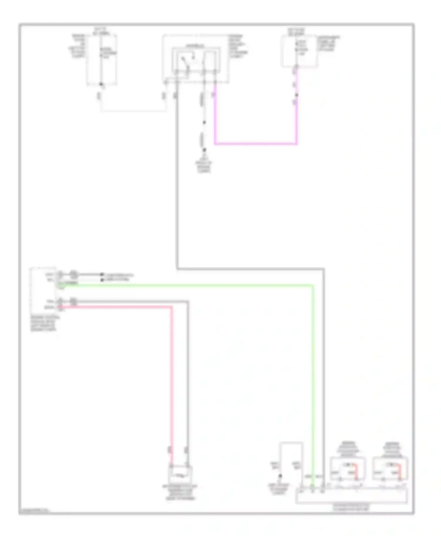 Avalon Toyota XX40 (2012-2015): Cooling fan circuit, hybrid
