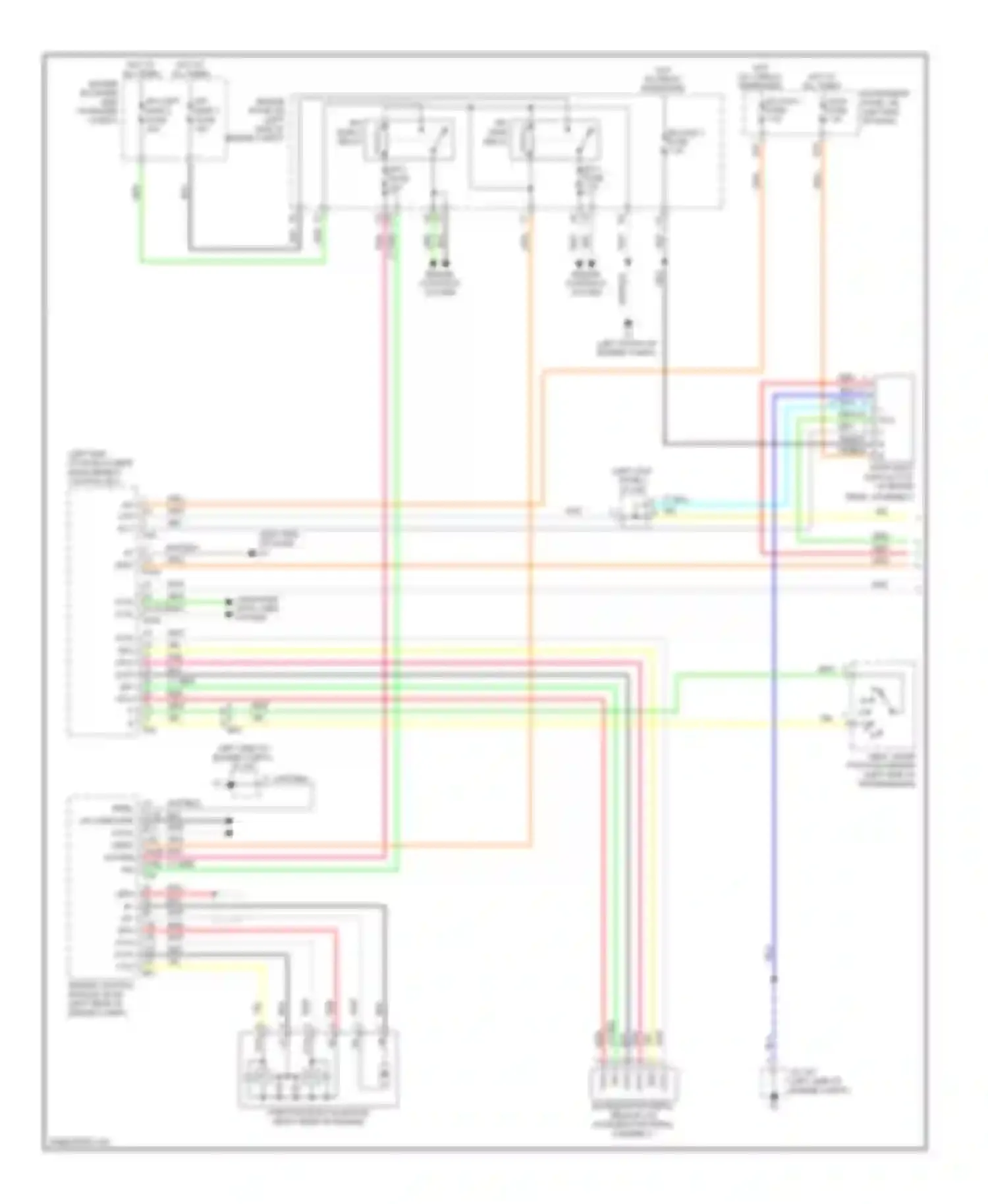 Avalon Toyota XX40 (2012-2015): Cruise control circuit, hybrid (1 of 2)