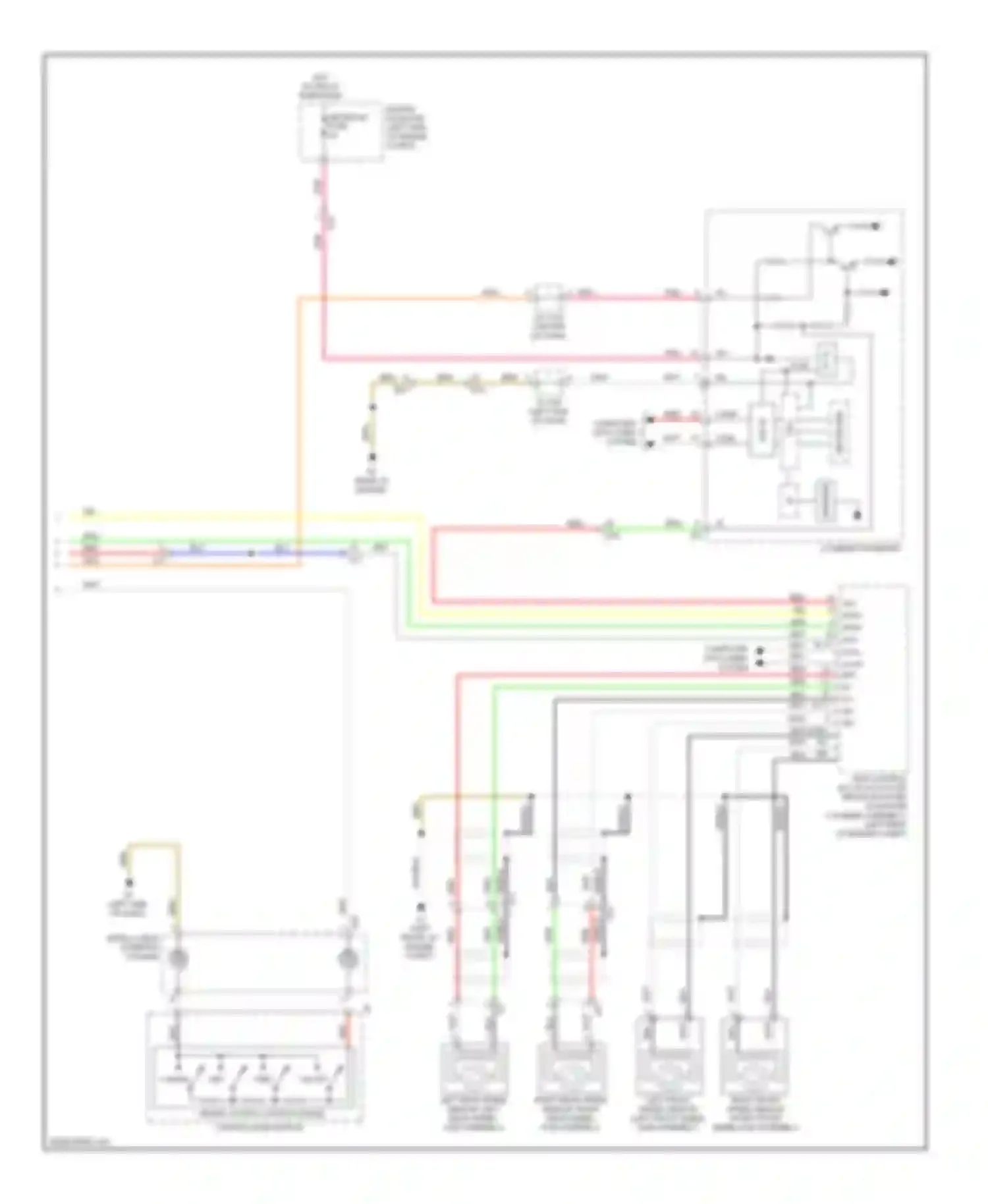 Avalon Toyota XX40 (2012-2015): Cruise control circuit, hybrid (2 of 2)