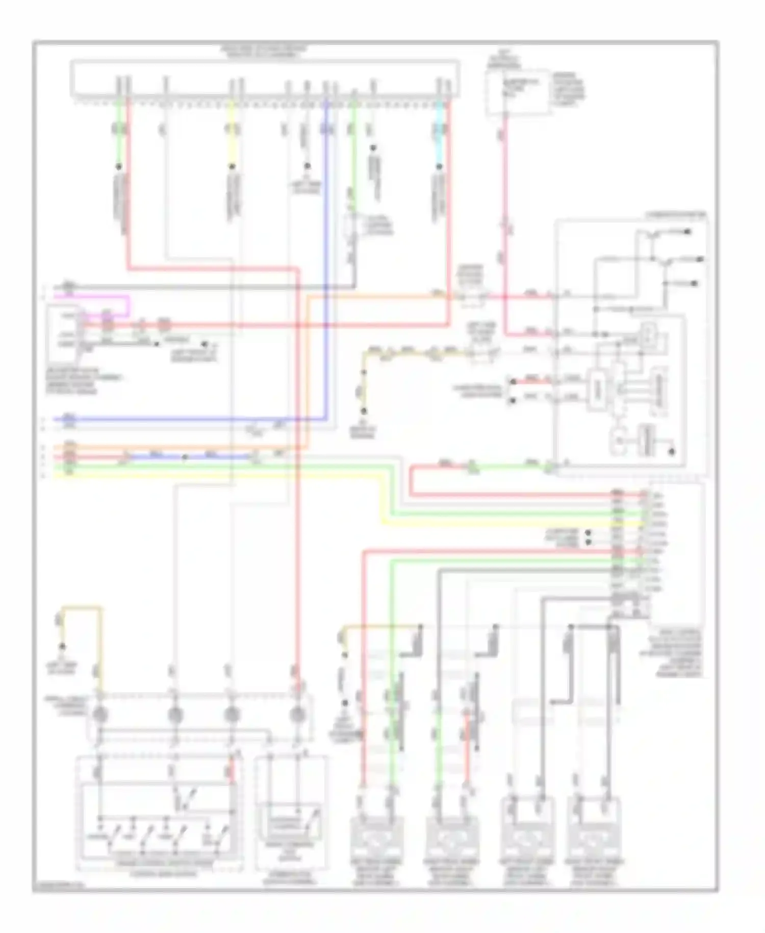 Avalon Toyota XX40 (2012-2015): Dynamic laser cruise control circuit, hybrid (2 of 2)