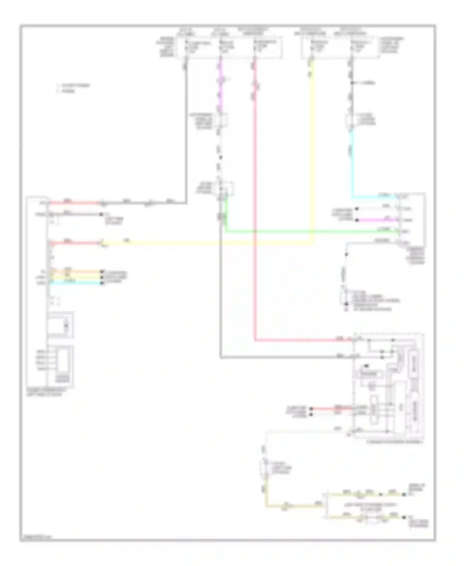 Avalon Toyota XX40 (2012-2015): Electronic power steering circuit