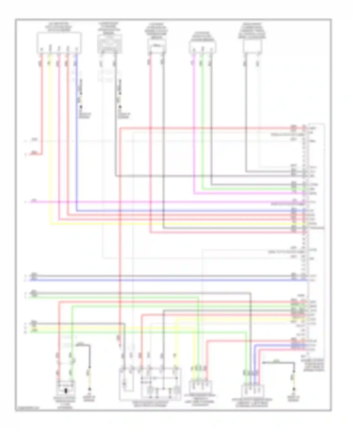 Avalon Toyota XX40 (2012-2015): Wiring diagram engine performance 2.5l hybrid, engine controls circuit (4 of 4)