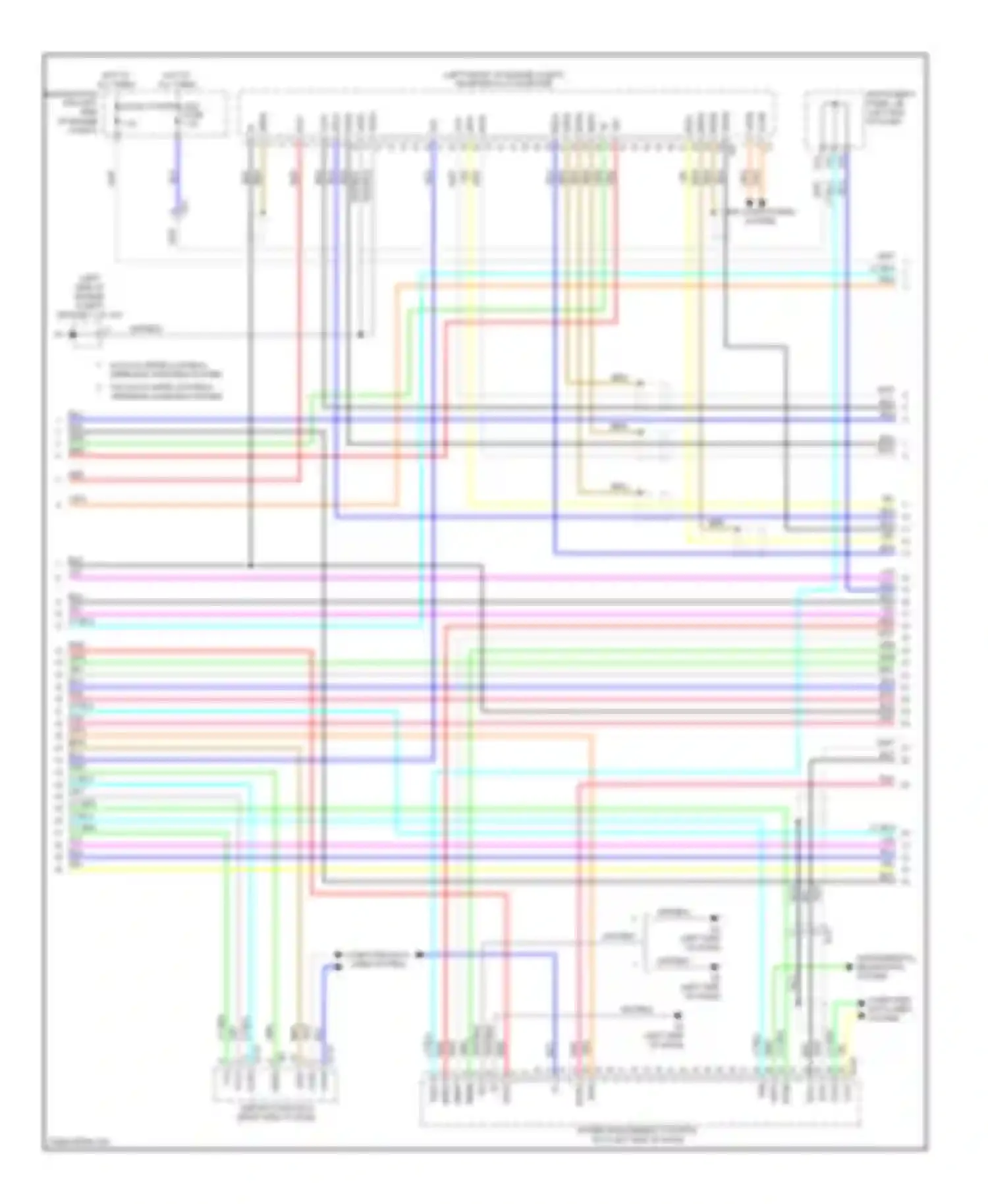Avalon Toyota XX40 (2012-2015): Wiring diagram engine performance 2.5l hybrid, hybrid system circuit (3 of 6)