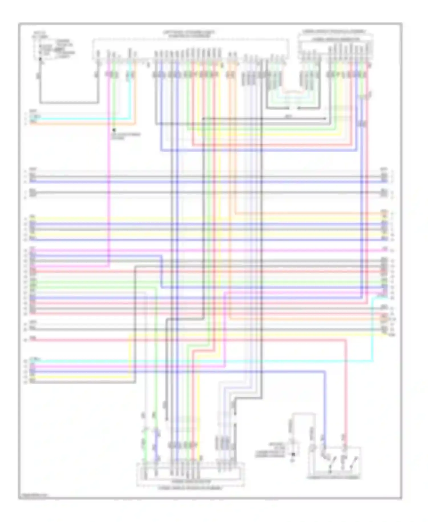Avalon Toyota XX40 (2012-2015): Wiring diagram engine performance 2.5l hybrid, hybrid system circuit (4 of 6)