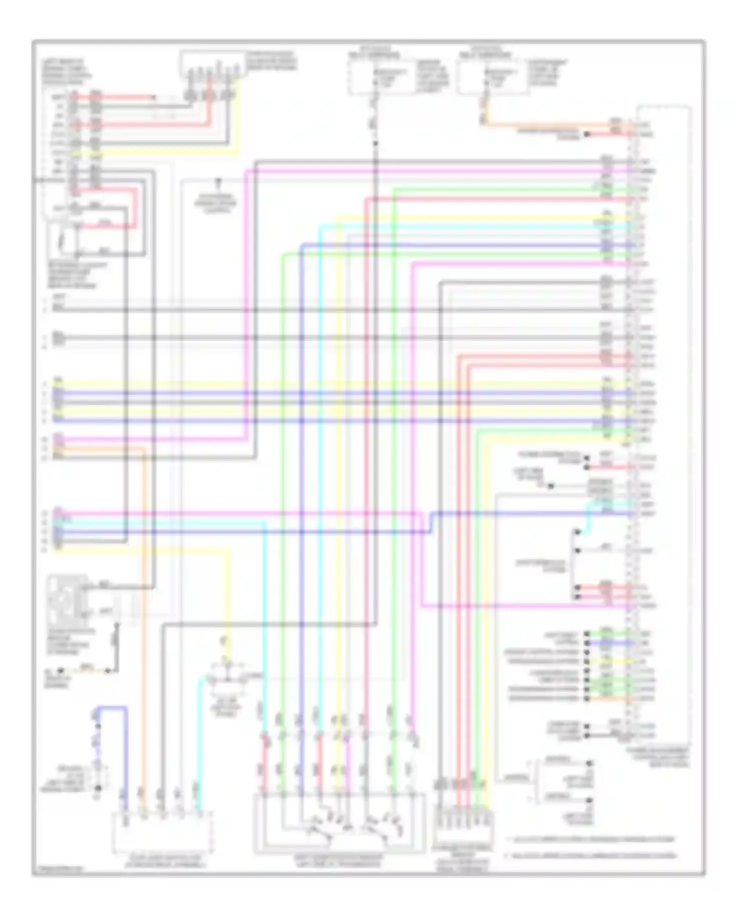 Avalon Toyota XX40 (2012-2015): Wiring diagram engine performance 2.5l hybrid, hybrid system circuit (6 of 6)