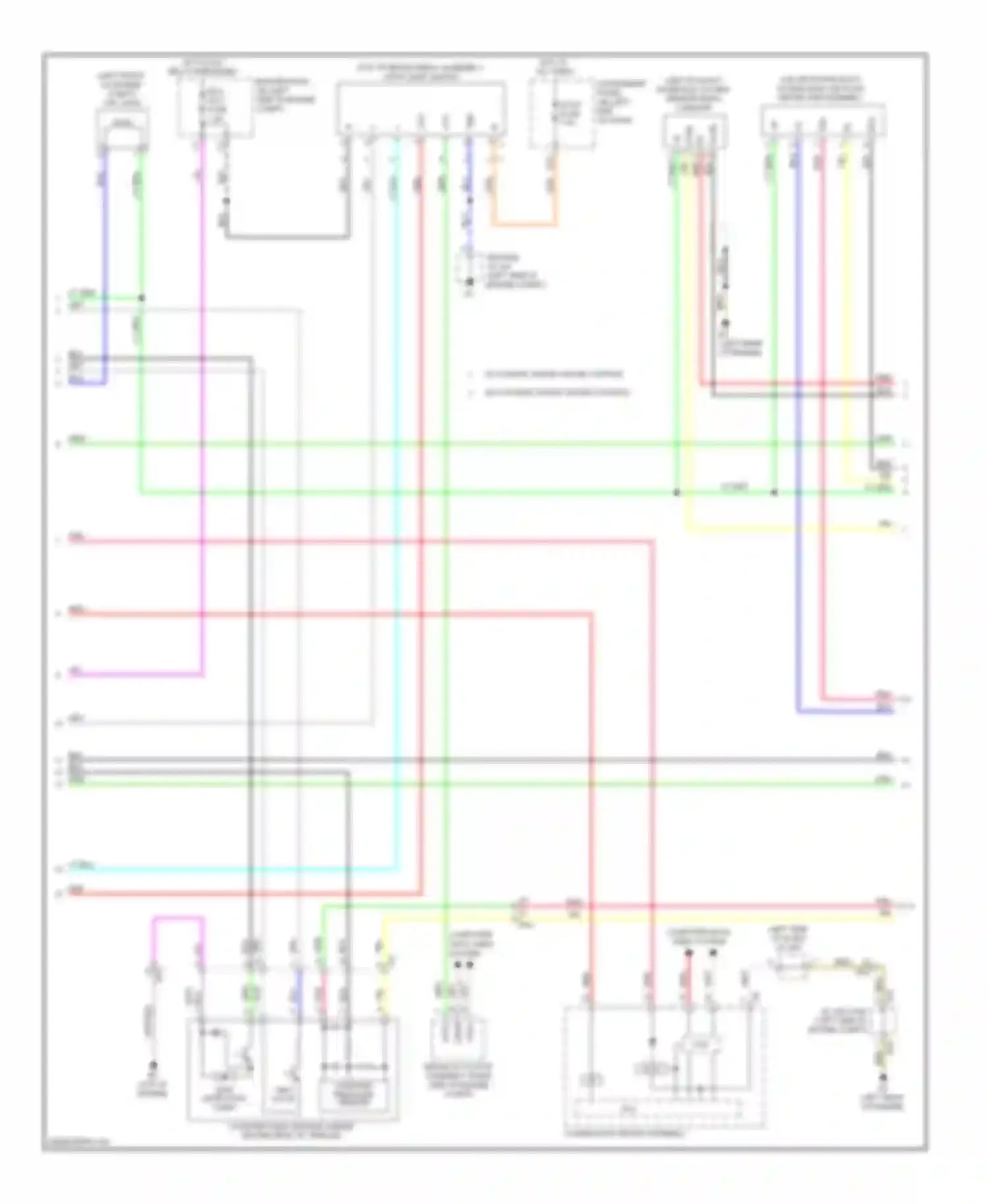 Avalon Toyota XX40 (2012-2015): Wiring diagram engine performance 3.5l (2 of 5)