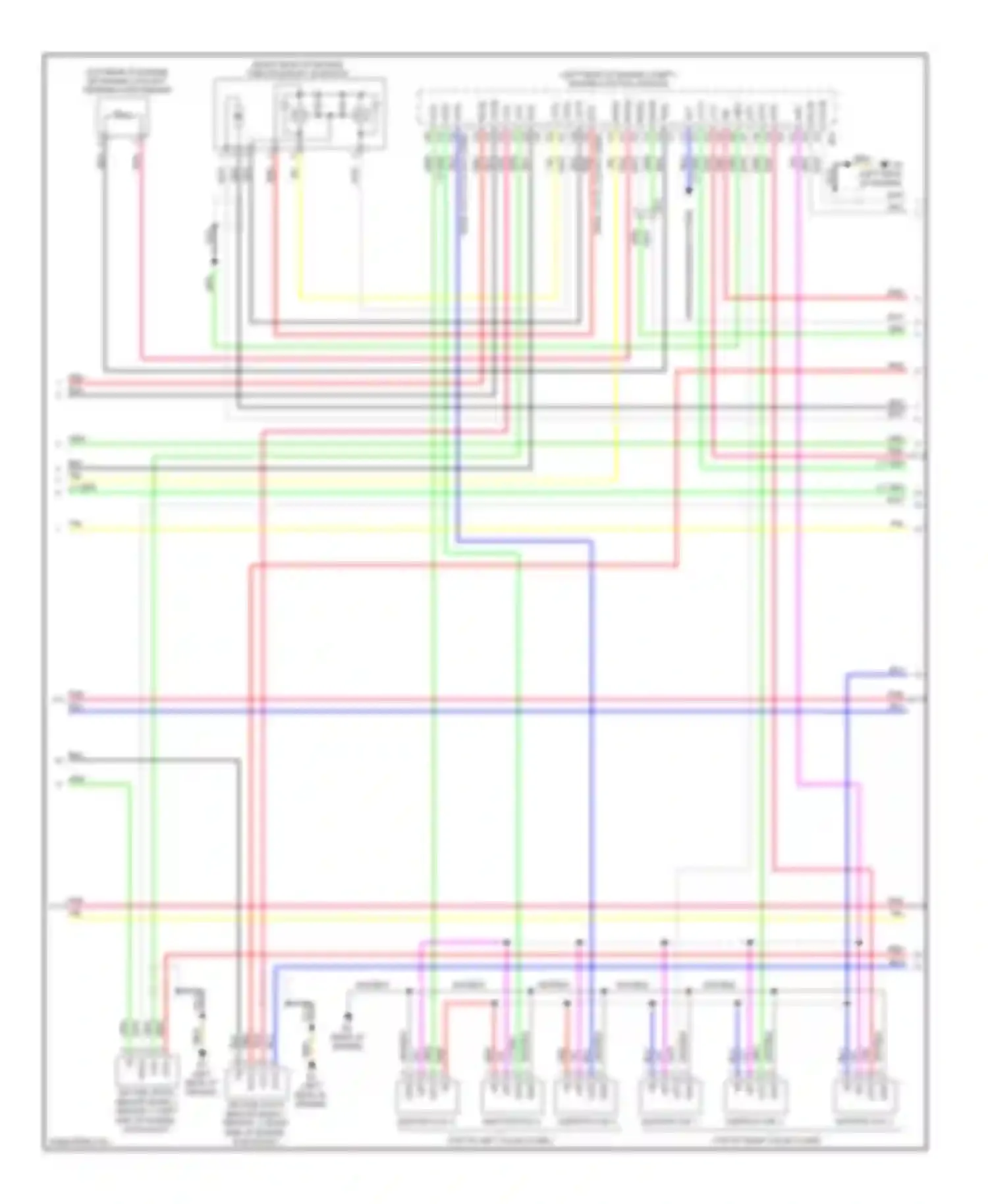 Avalon Toyota XX40 (2012-2015): Wiring diagram engine performance 3.5l (3 of 5)