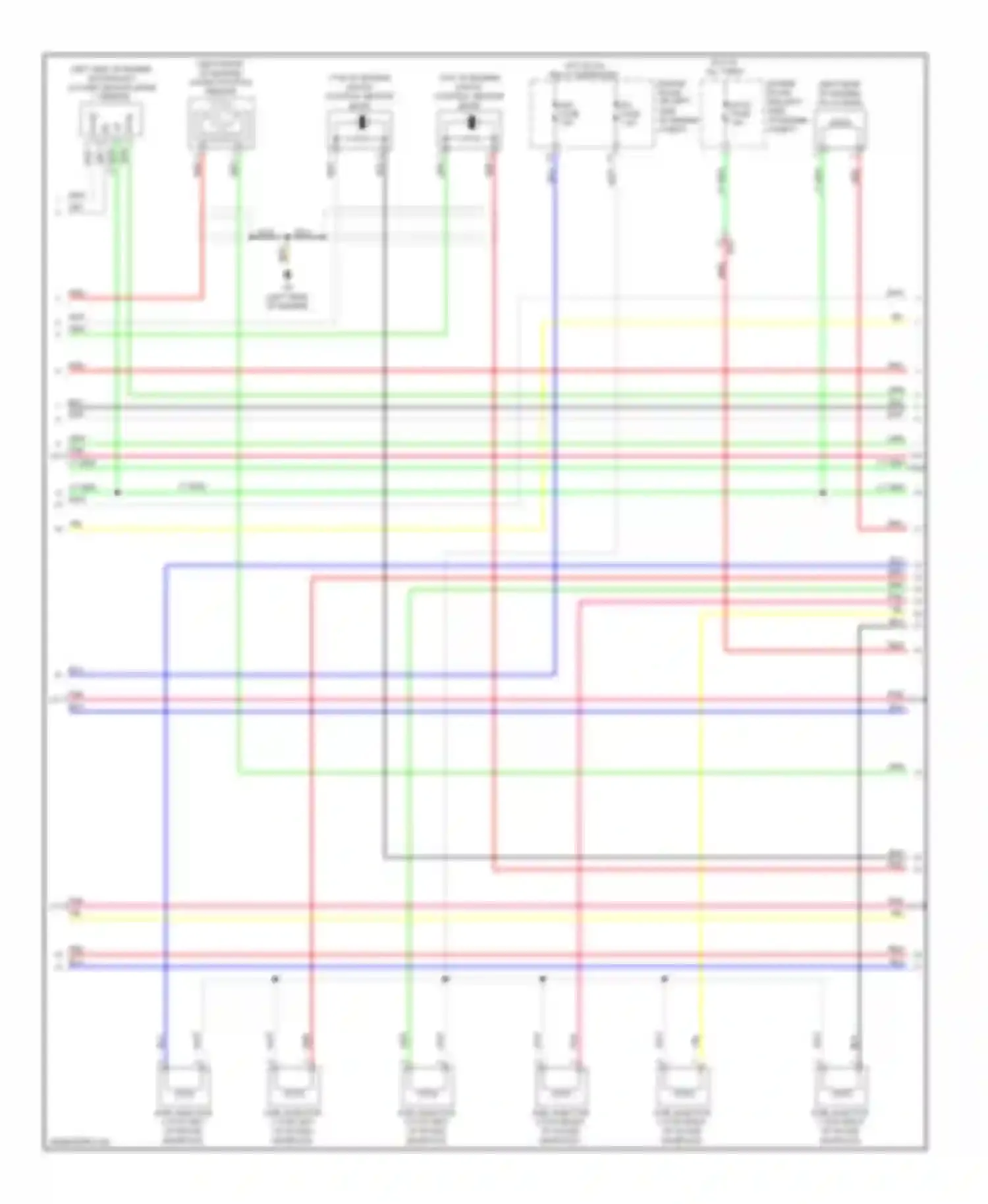 Avalon Toyota XX40 (2012-2015): Wiring diagram engine performance 3.5l (4 of 5)