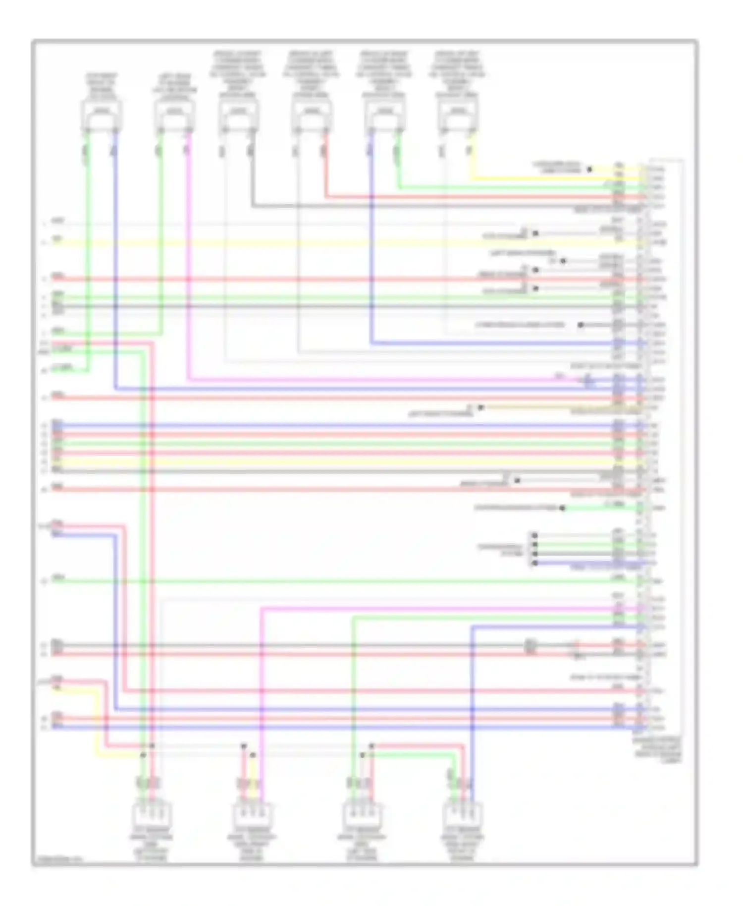 Avalon Toyota XX40 (2012-2015): Wiring diagram engine performance 3.5l (5 of 5)