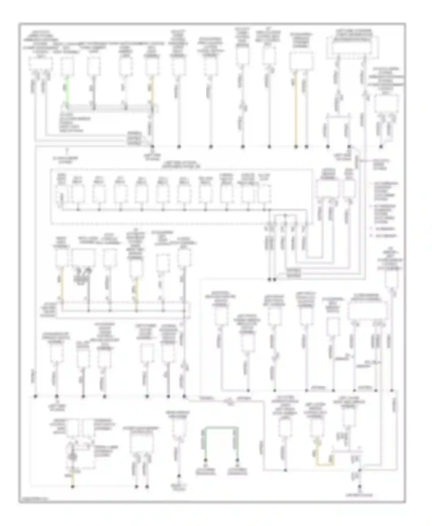 Avalon Toyota XX40 (2012-2015): Ground distribution circuit, hybrid (2 of 4)