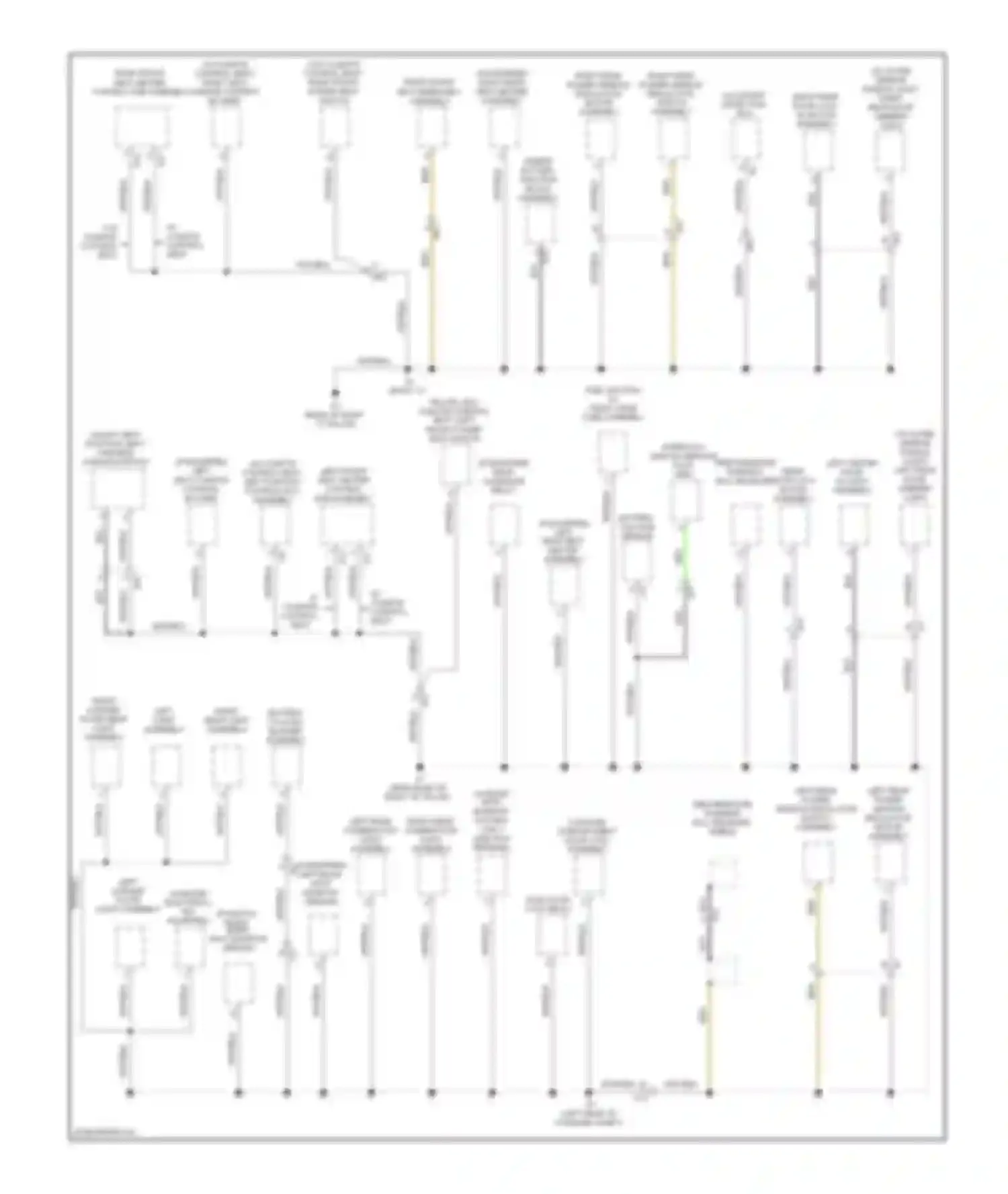 Avalon Toyota XX40 (2012-2015): Ground distribution circuit, hybrid (4 of 4)