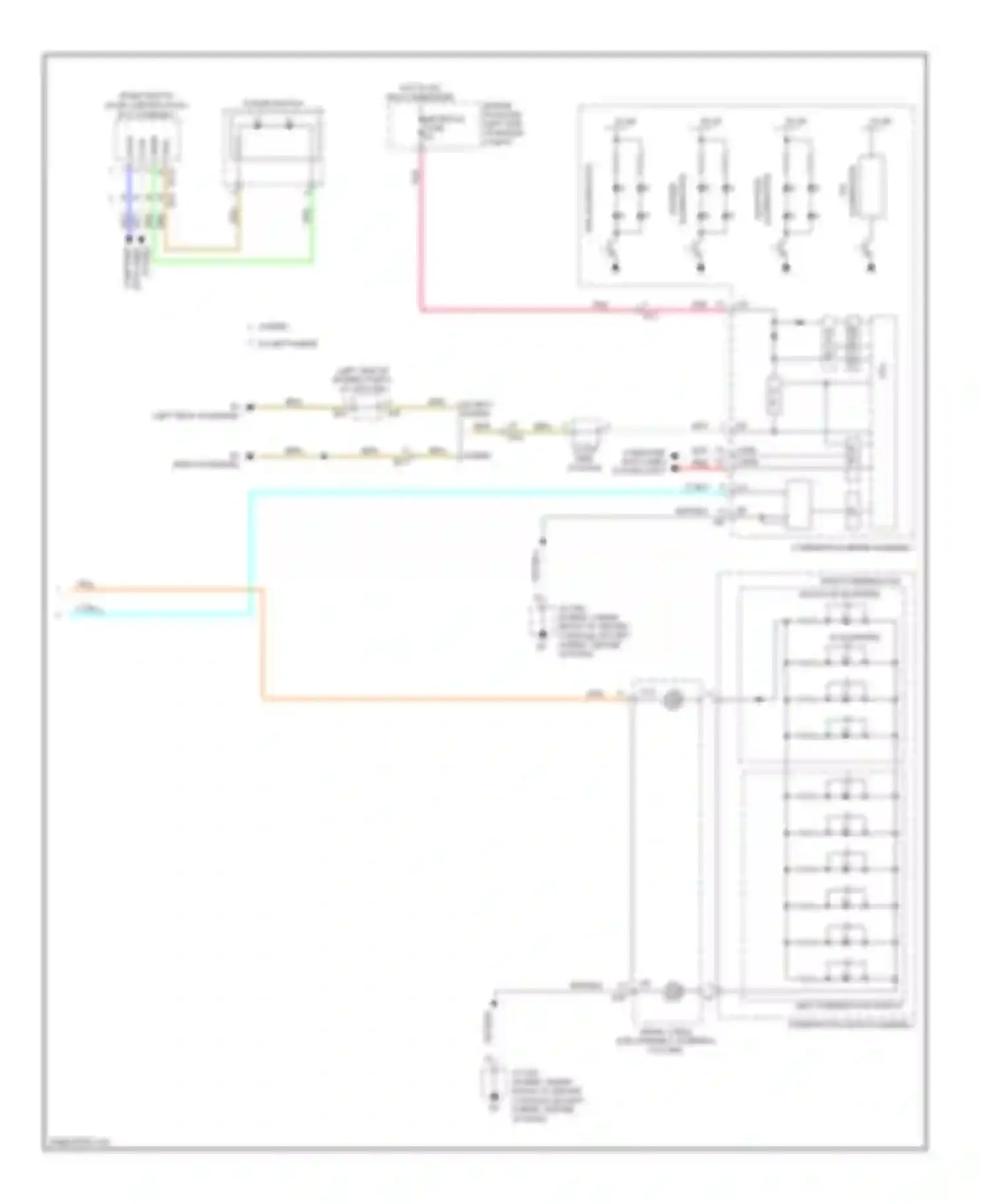 Avalon Toyota XX40 (2012-2015): Instrument illumination circuit (3 of 3)