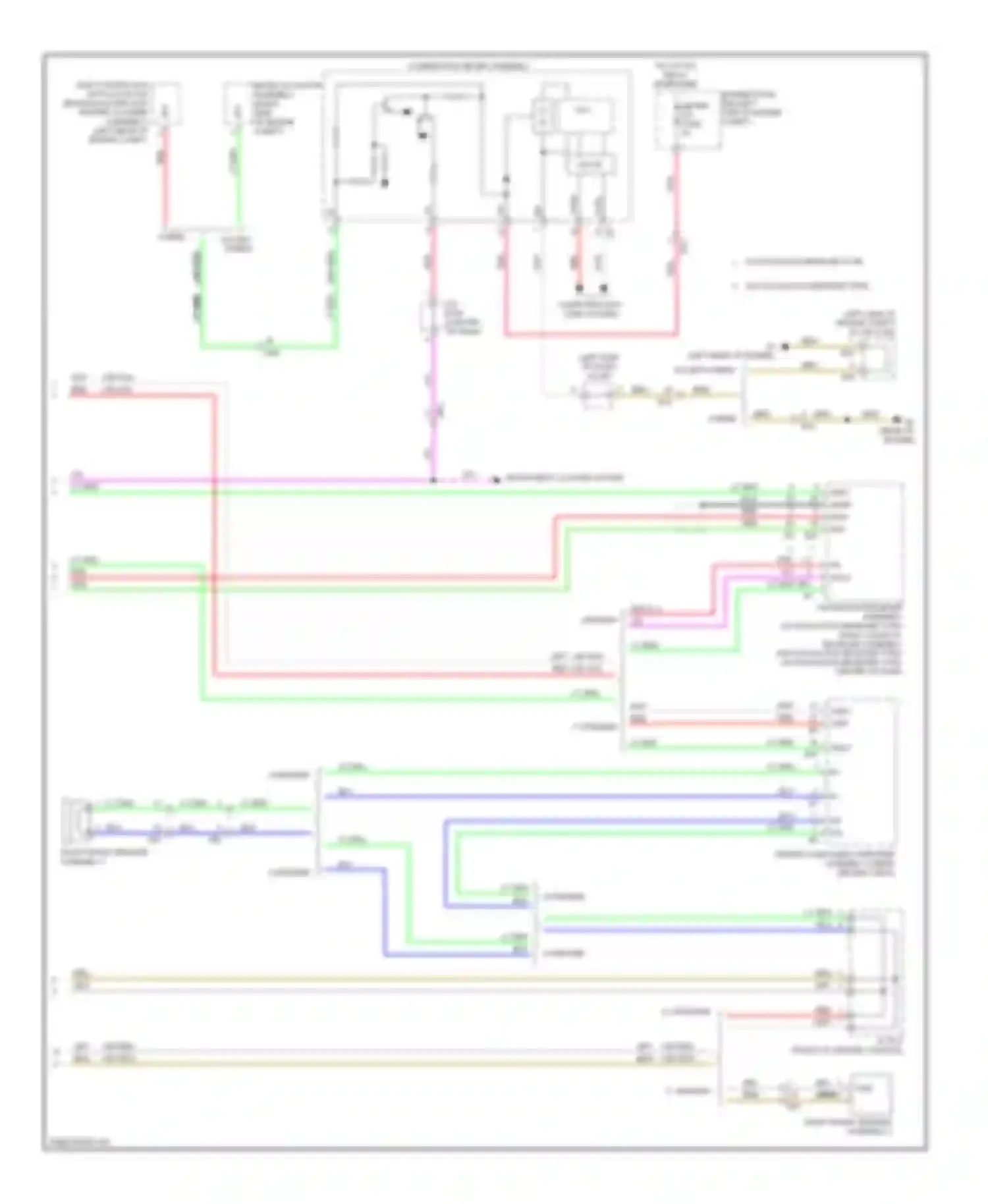 Avalon Toyota XX40 (2012-2015): Telematics circuit (2 of 2)