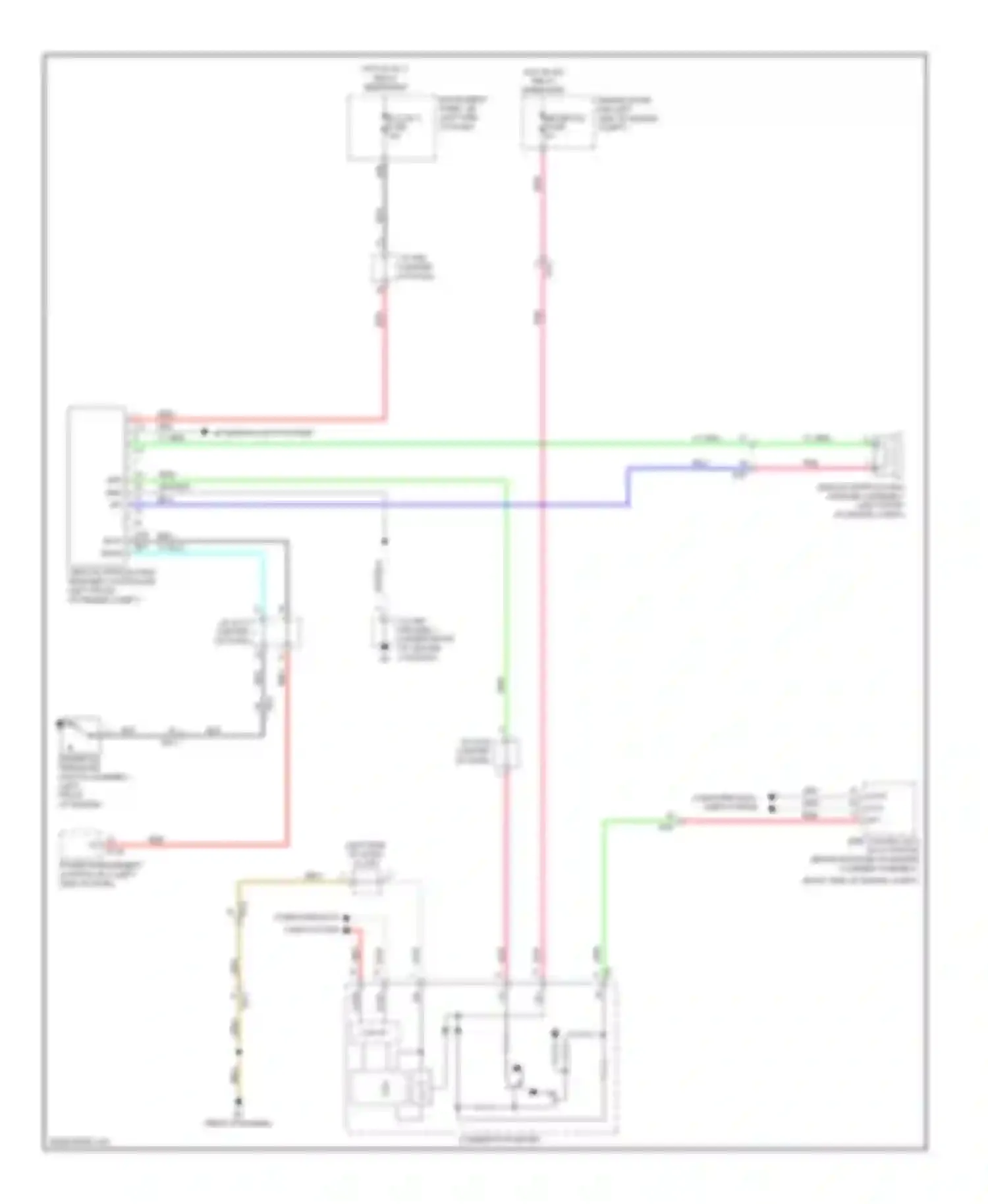 Avalon Toyota XX40 (2012-2015): Vehicle proximity notification circuit