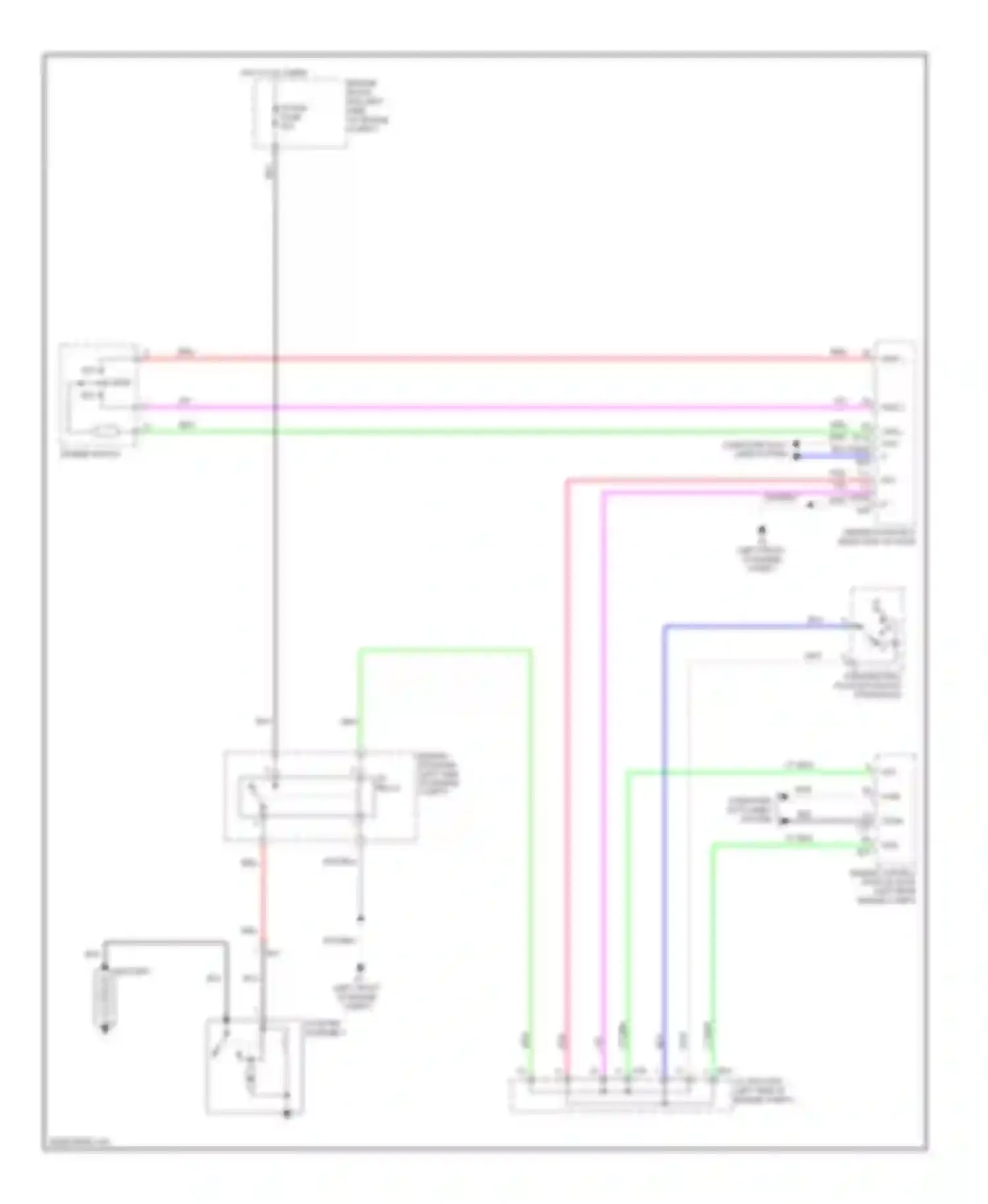 Avalon Toyota XX40 (2012-2015): Starting circuit