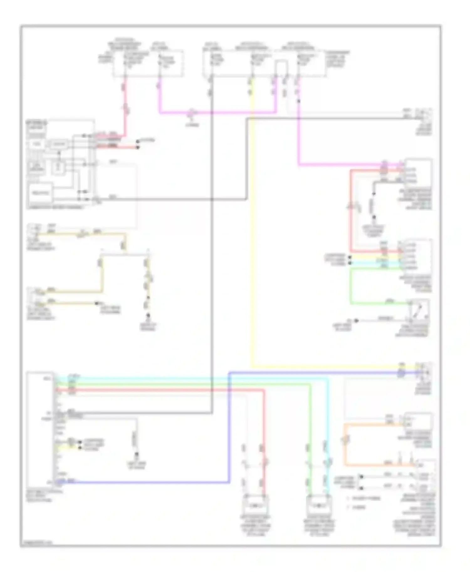 Avalon Toyota XX40 (2012-2015): Pre-collision circuit