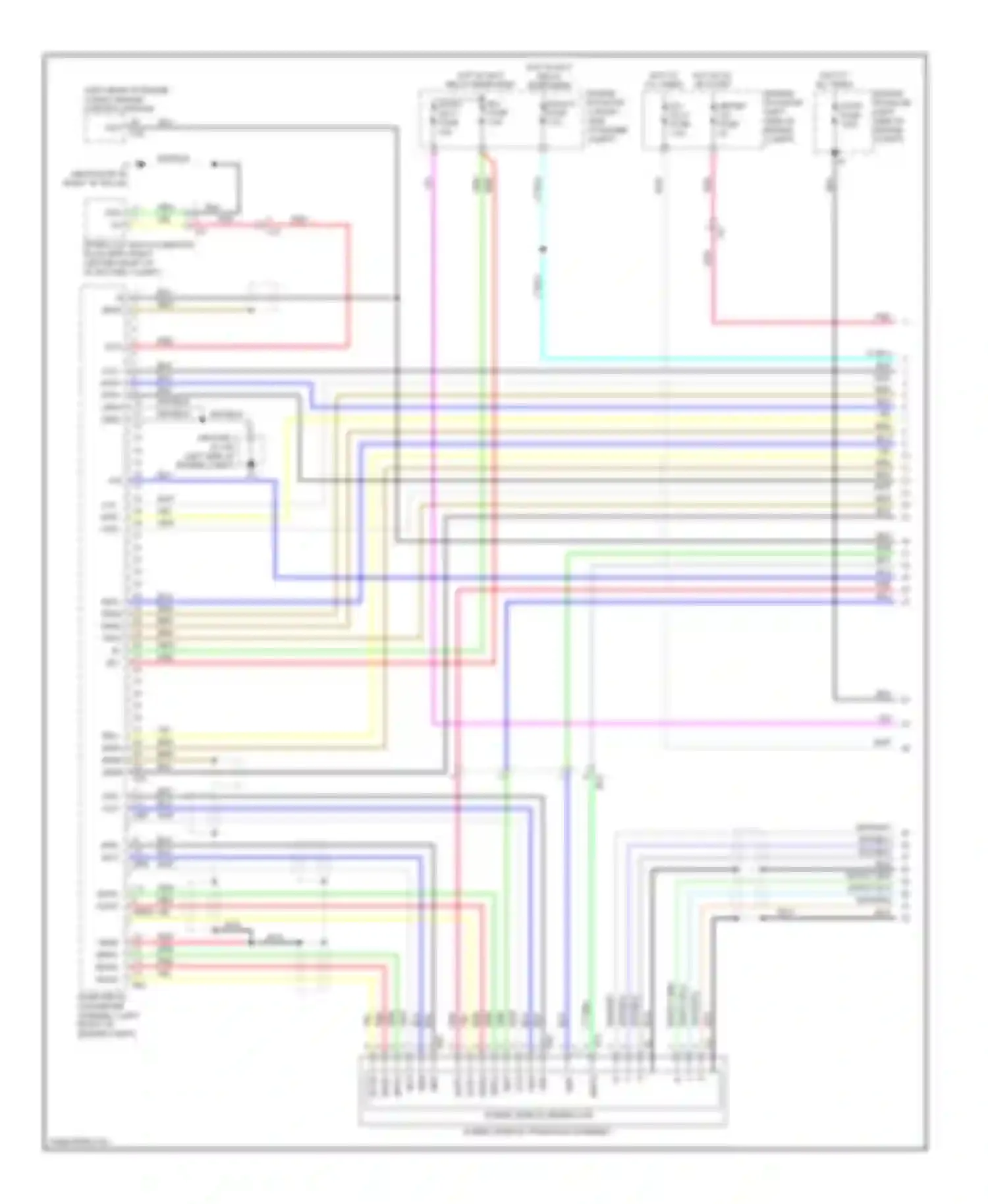 Avalon Toyota XX40 (2012-2015): 2.5l hybrid, transmission circuit (1 of 2)