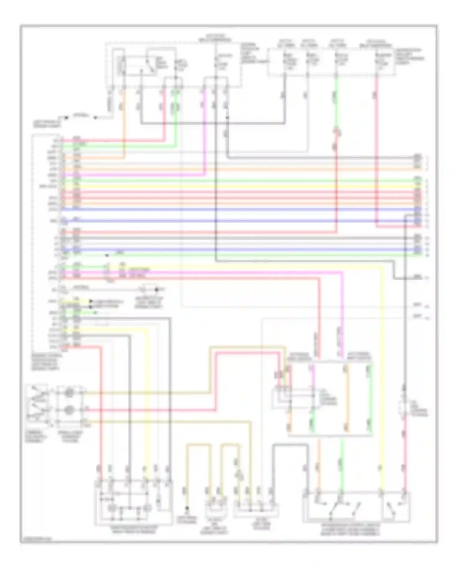 Avalon Toyota XX40 (2012-2015): 3.5l, transmission circuit (1 of 3)