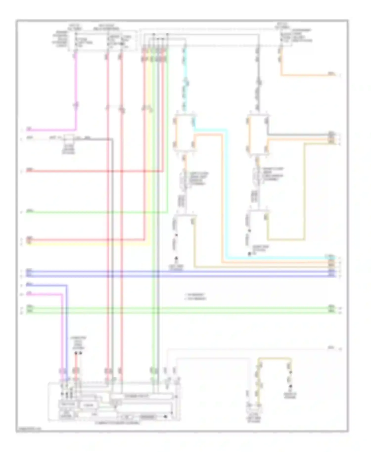 Wiring diagram combination meter assembly for Toyota Avalon XX40 (2012-2015) (12 of 36)