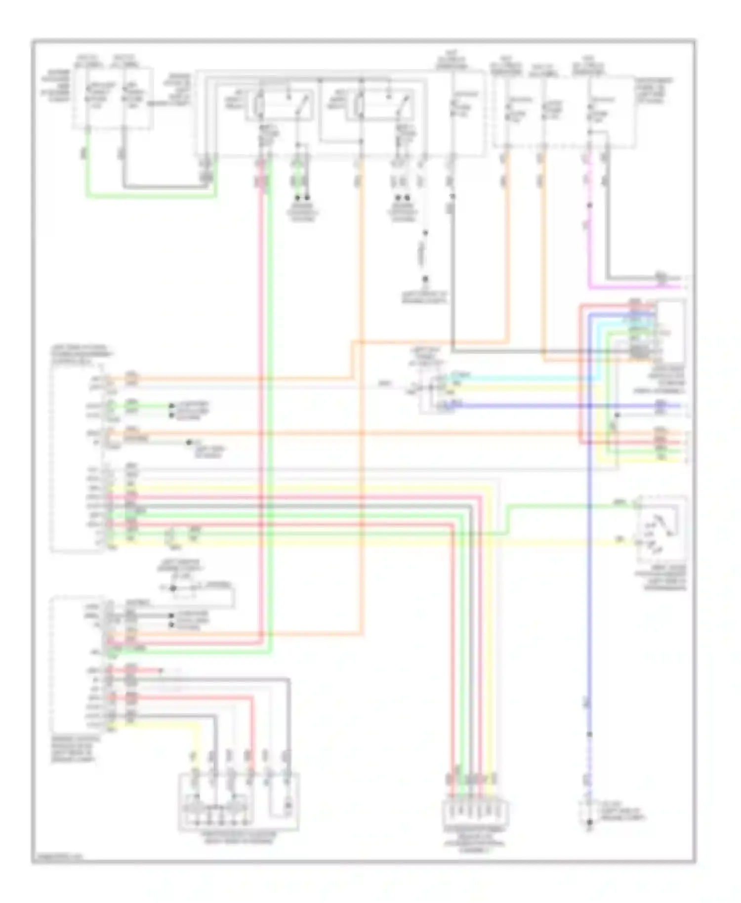 Wiring diagram efi main relay for Toyota Avalon XX40 (2012-2015) (6 of 8)