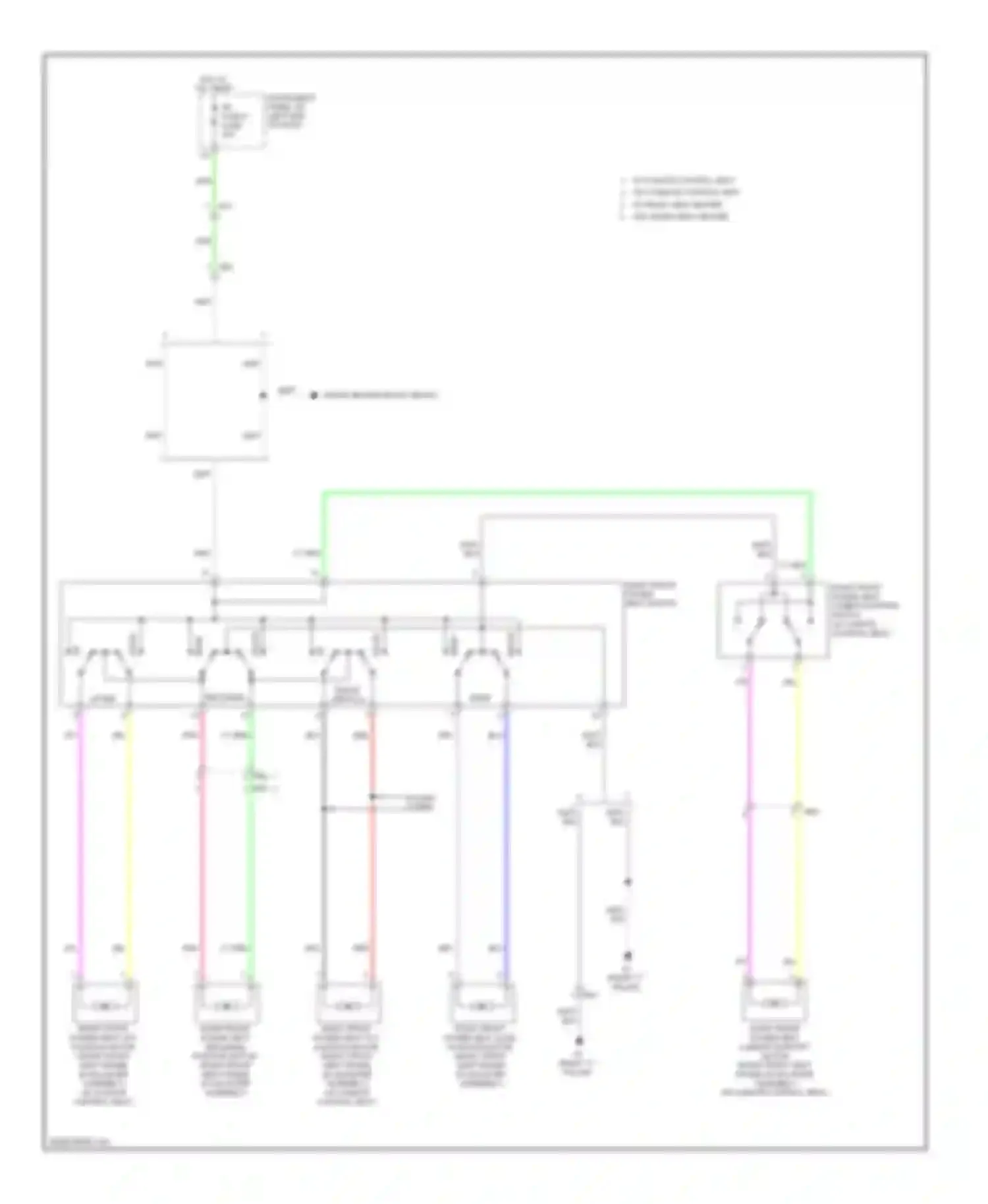 Wiring diagram fr p/seat fuse for Toyota Avalon XX40 (2012-2015) (4 of 4)