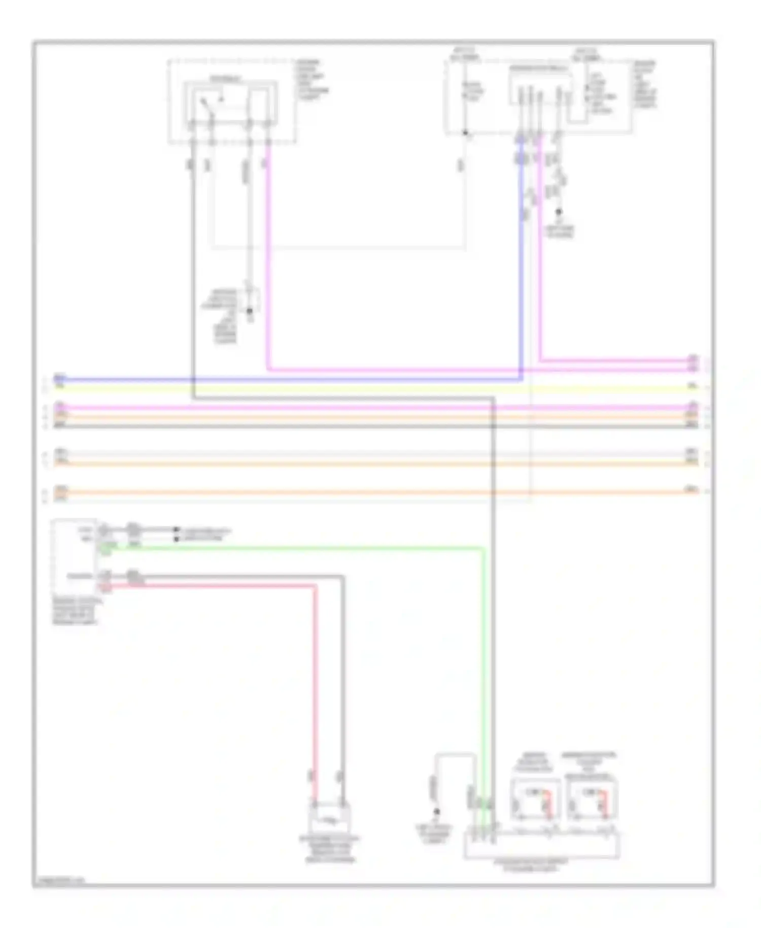 Wiring diagram ground junction connector for Toyota Avalon XX40 (2012-2015) (1 of 1)