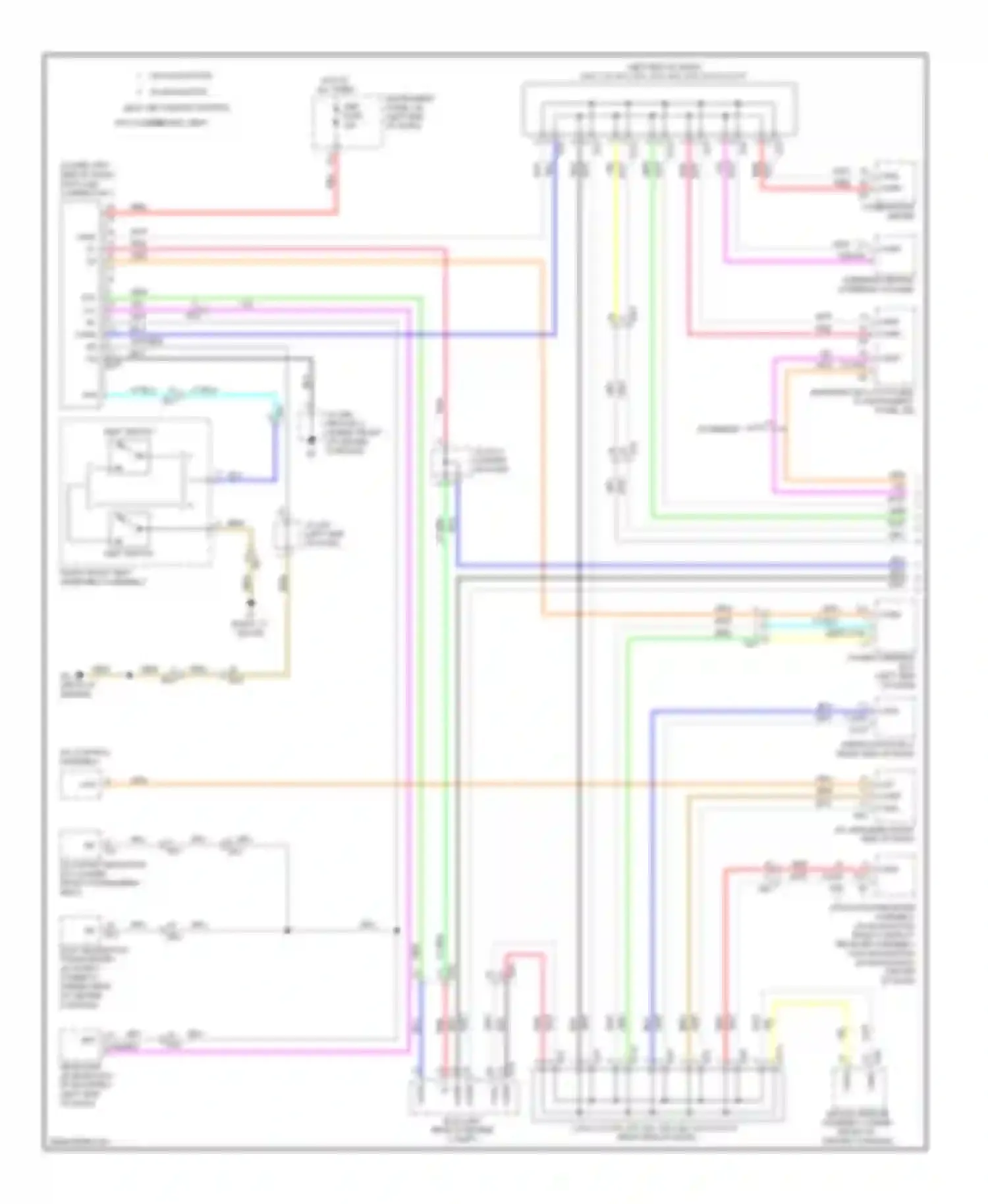Wiring diagram limit switch for Toyota Avalon XX40 (2012-2015) (2 of 3)