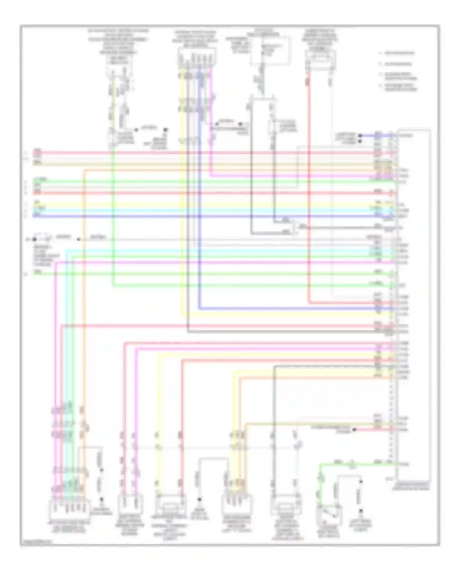 Wiring diagram lin code efio for Toyota Avalon XX40 (2012-2015) (1 of 2)