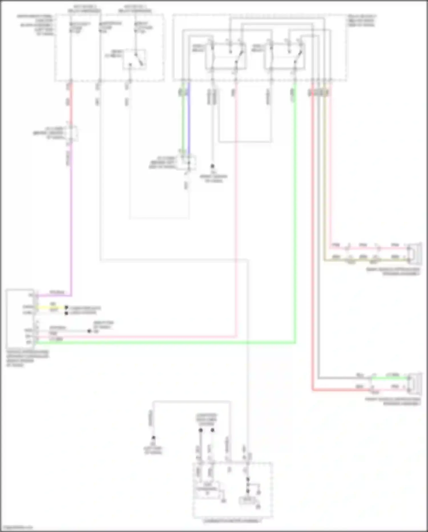 Avalon Toyota XX50 (2018-2024): Acoustic vehicle altering system circuit