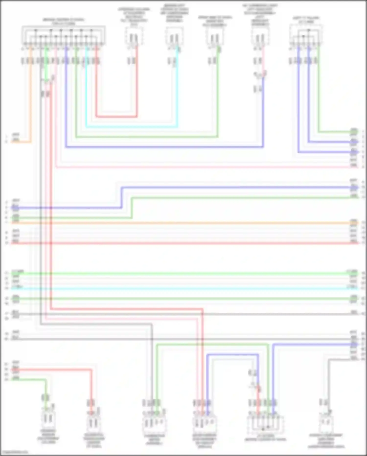 Avalon Toyota XX50 (2018-2024): Computer data lines circuit (2 of 4)