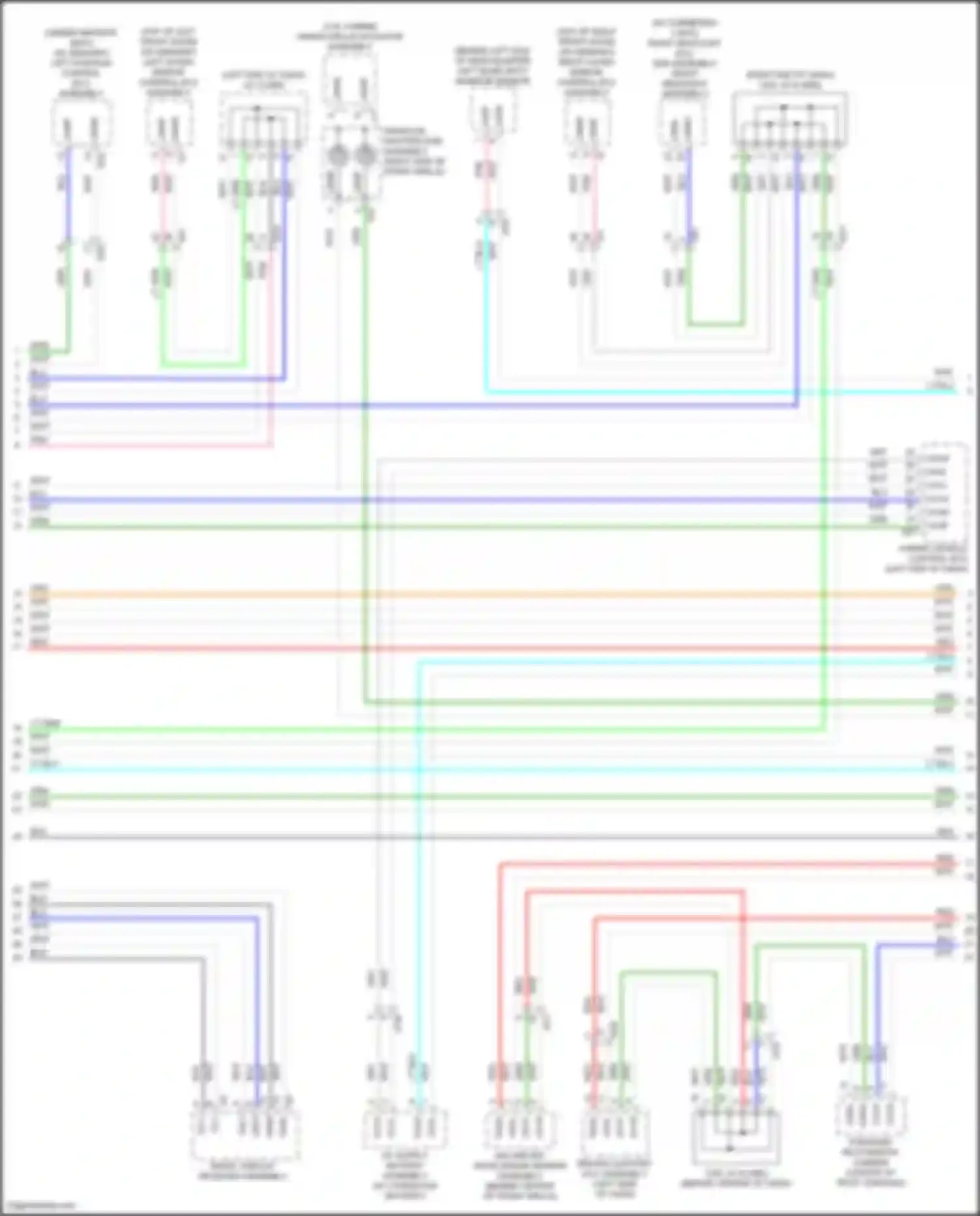 Avalon Toyota XX50 (2018-2024): Computer data lines circuit (3 of 4)