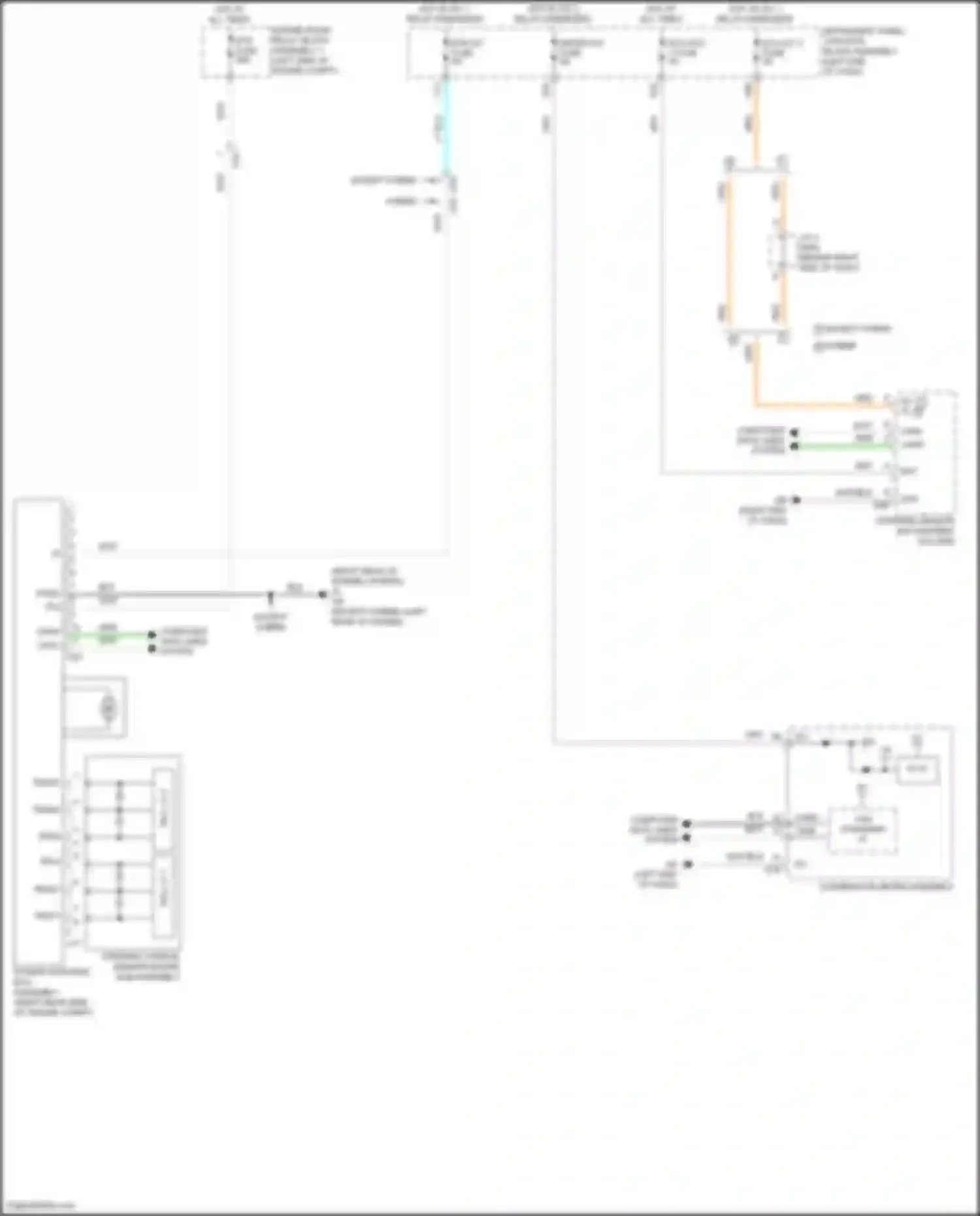 Avalon Toyota XX50 (2018-2024): Electronic power steering circuit