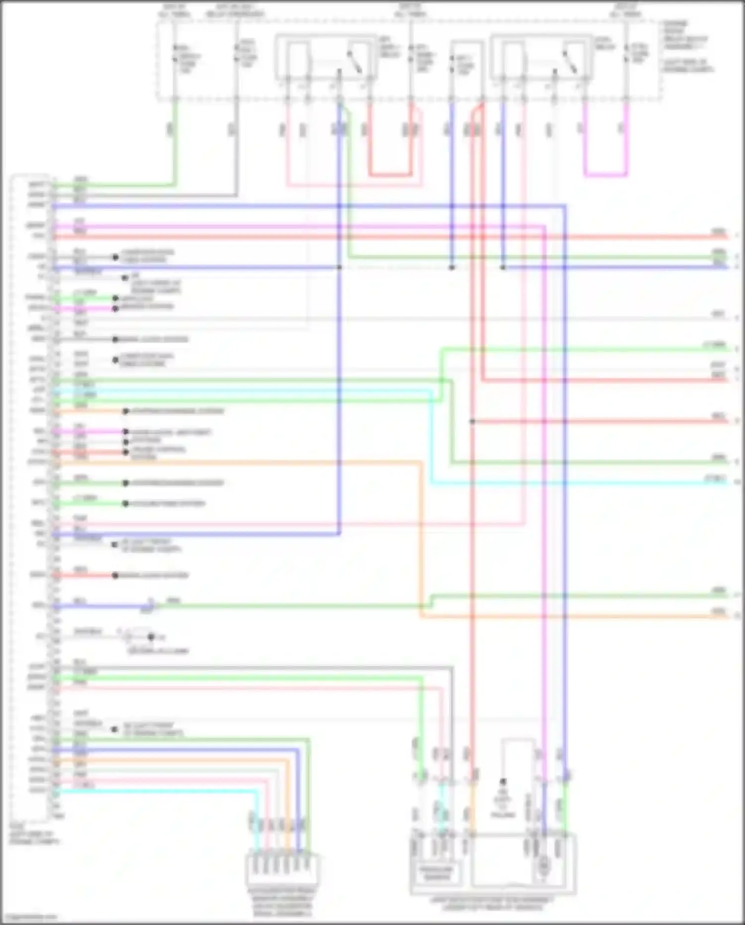 Avalon Toyota XX50 (2018-2024): Wiring diagram engine performance 2.5l (1 of 10)