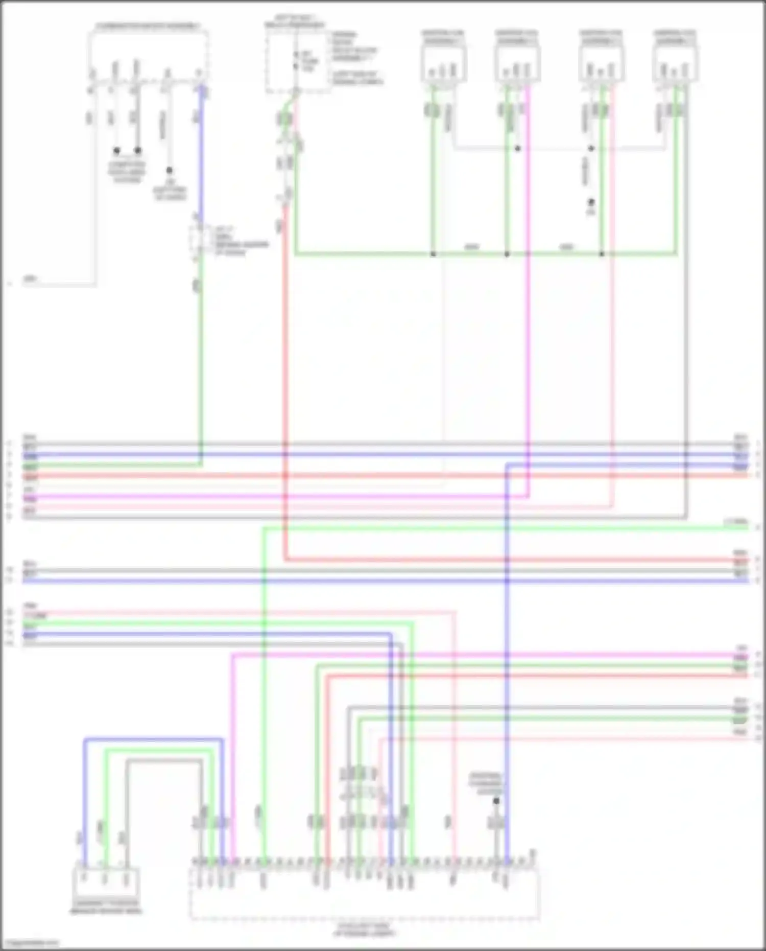 Avalon Toyota XX50 (2018-2024): Wiring diagram engine performance 2.5l (8 of 10)
