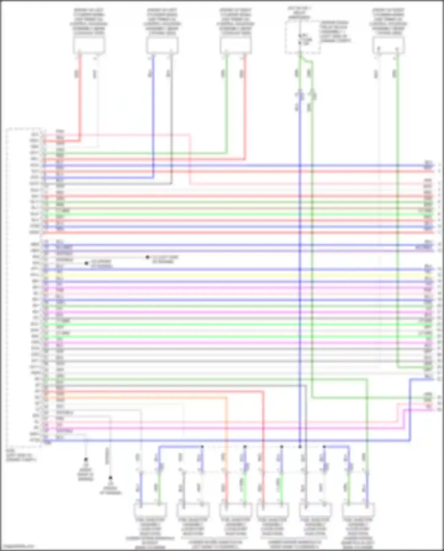 Avalon Toyota XX50 (2018-2024): Wiring diagram engine performance 3.5l (1 of 10)