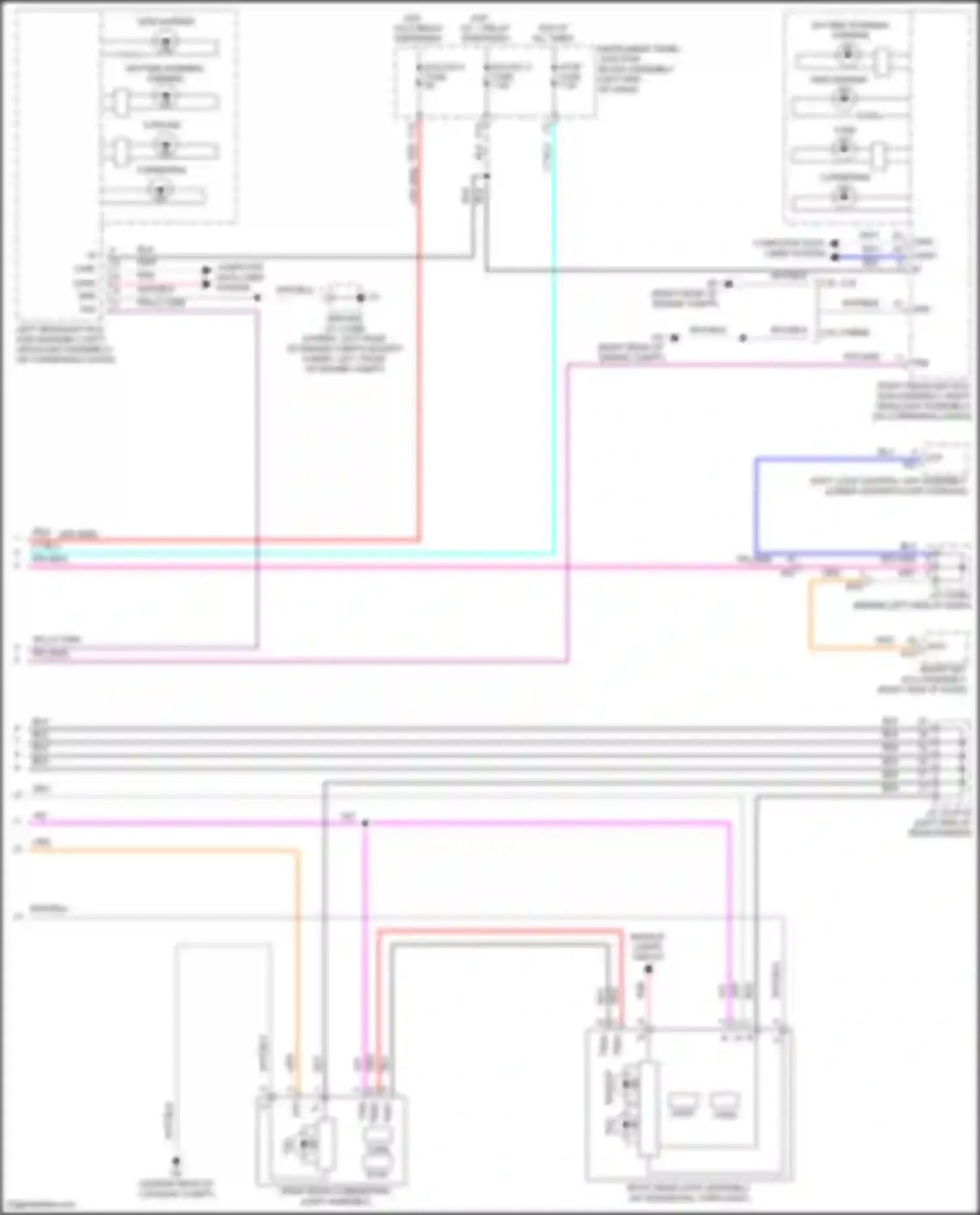 Avalon Toyota XX50 (2018-2024): Exterior lamps circuit (5 of 5)