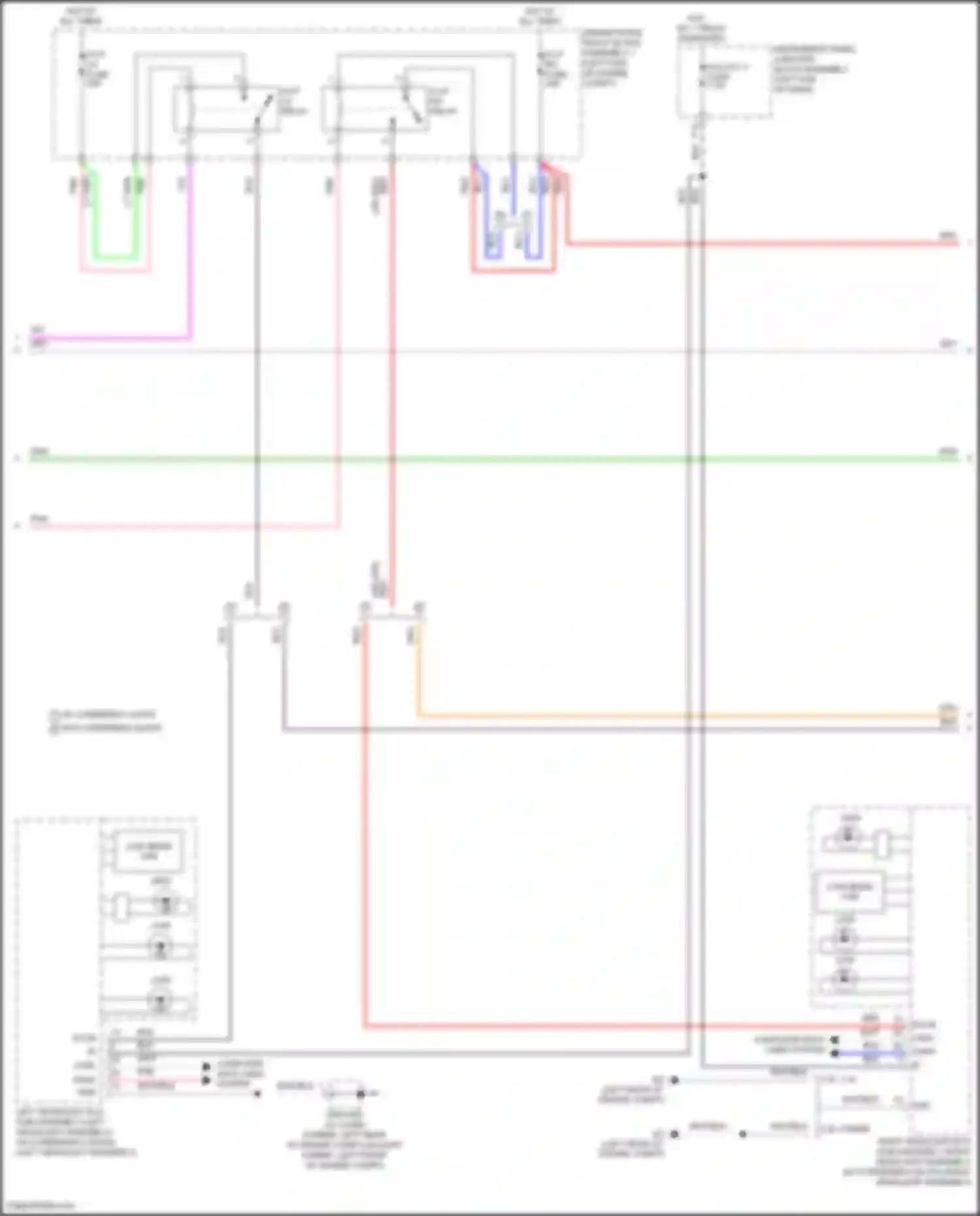 Avalon Toyota XX50 (2018-2024): Headlights circuit (2 of 3)
