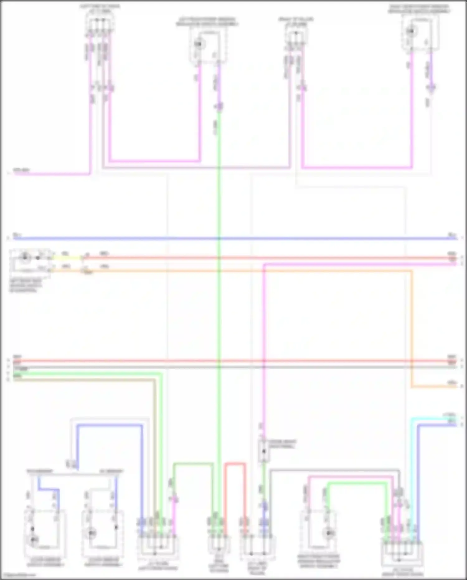 Avalon Toyota XX50 (2018-2024): Instrument illumination circuit (2 of 4)
